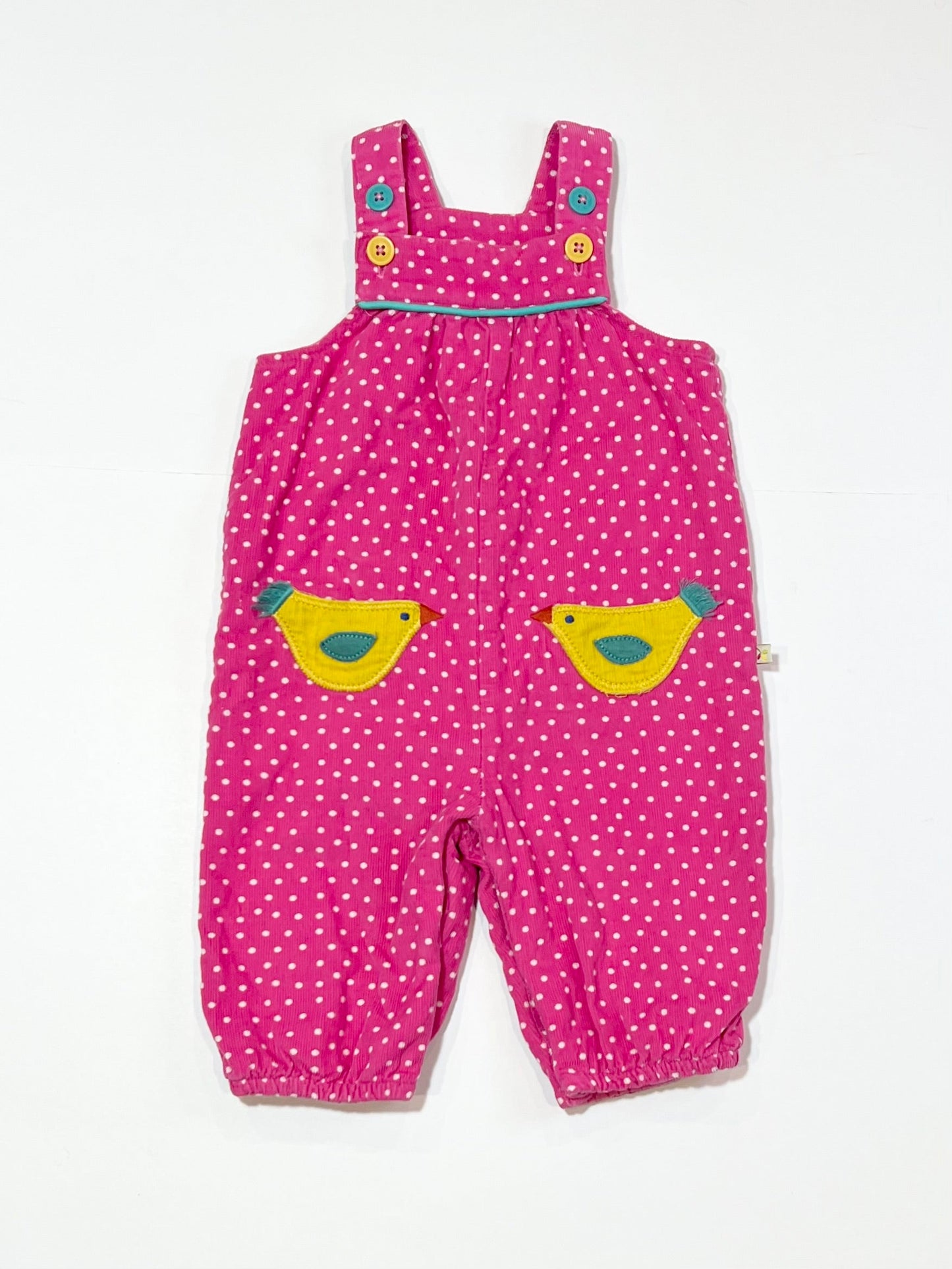 Spotty corduroy overalls - Size 00