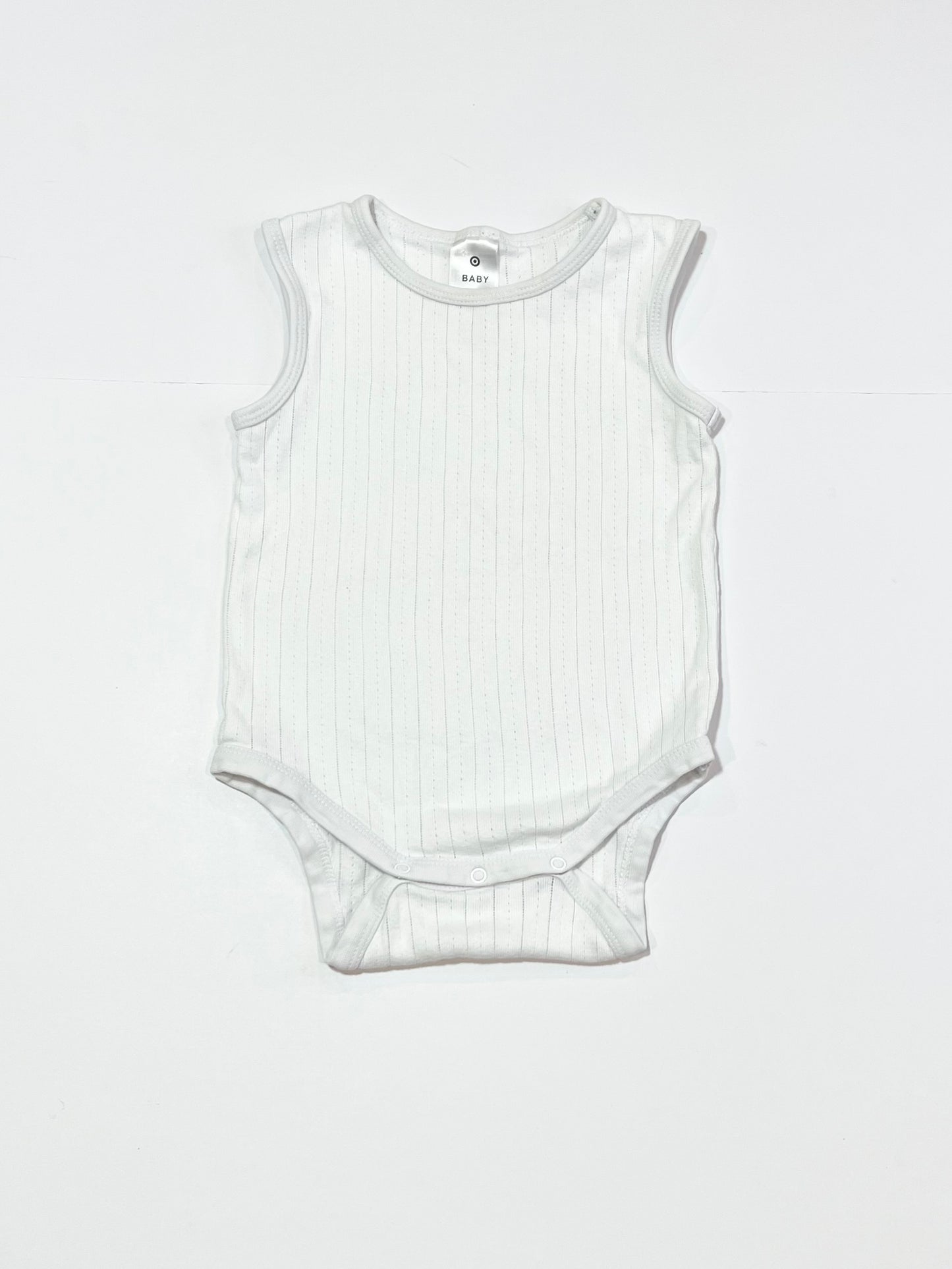 White pointelle bodysuit - Size 1