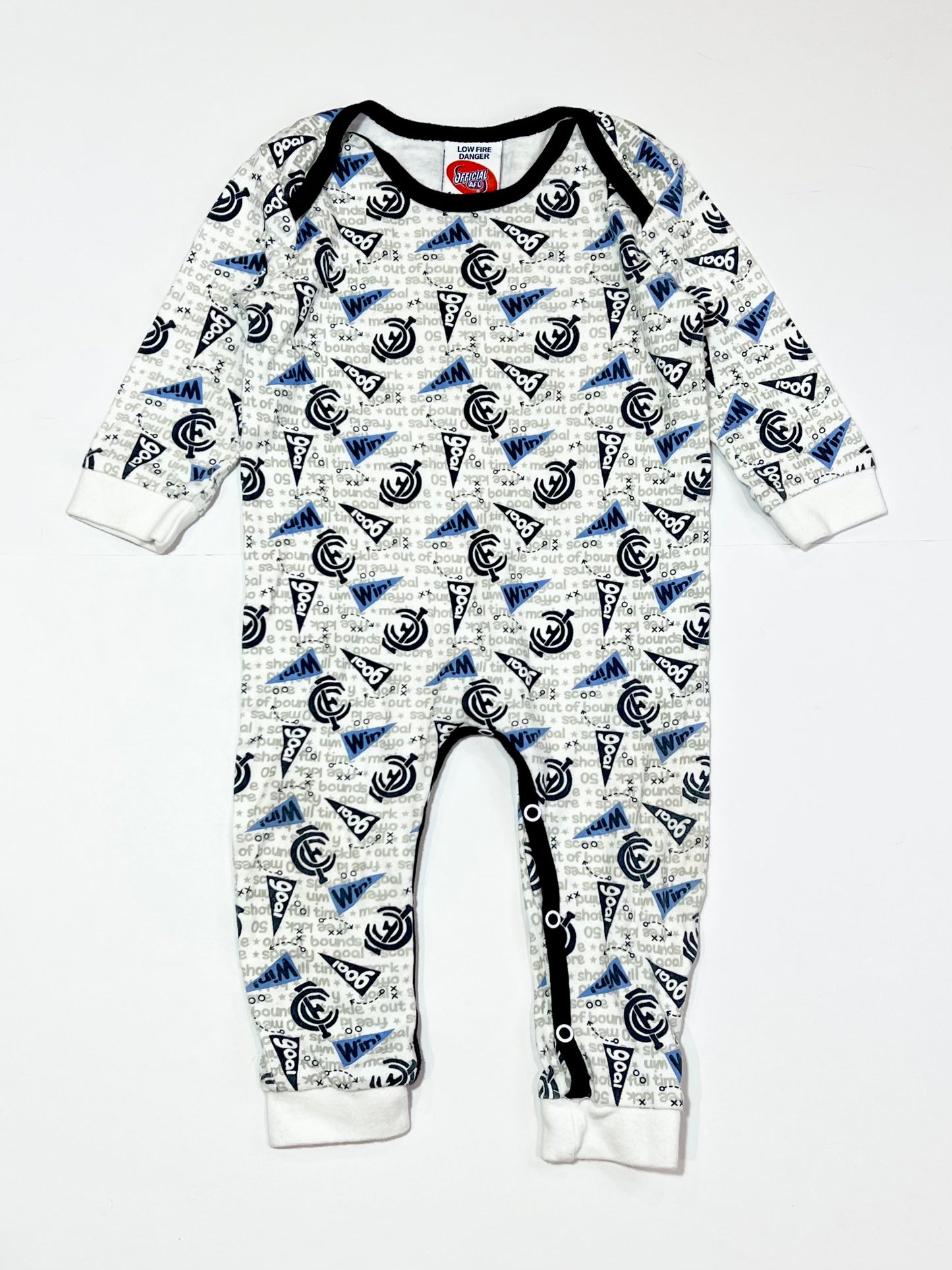 Carlton Blues onesie - Size 1