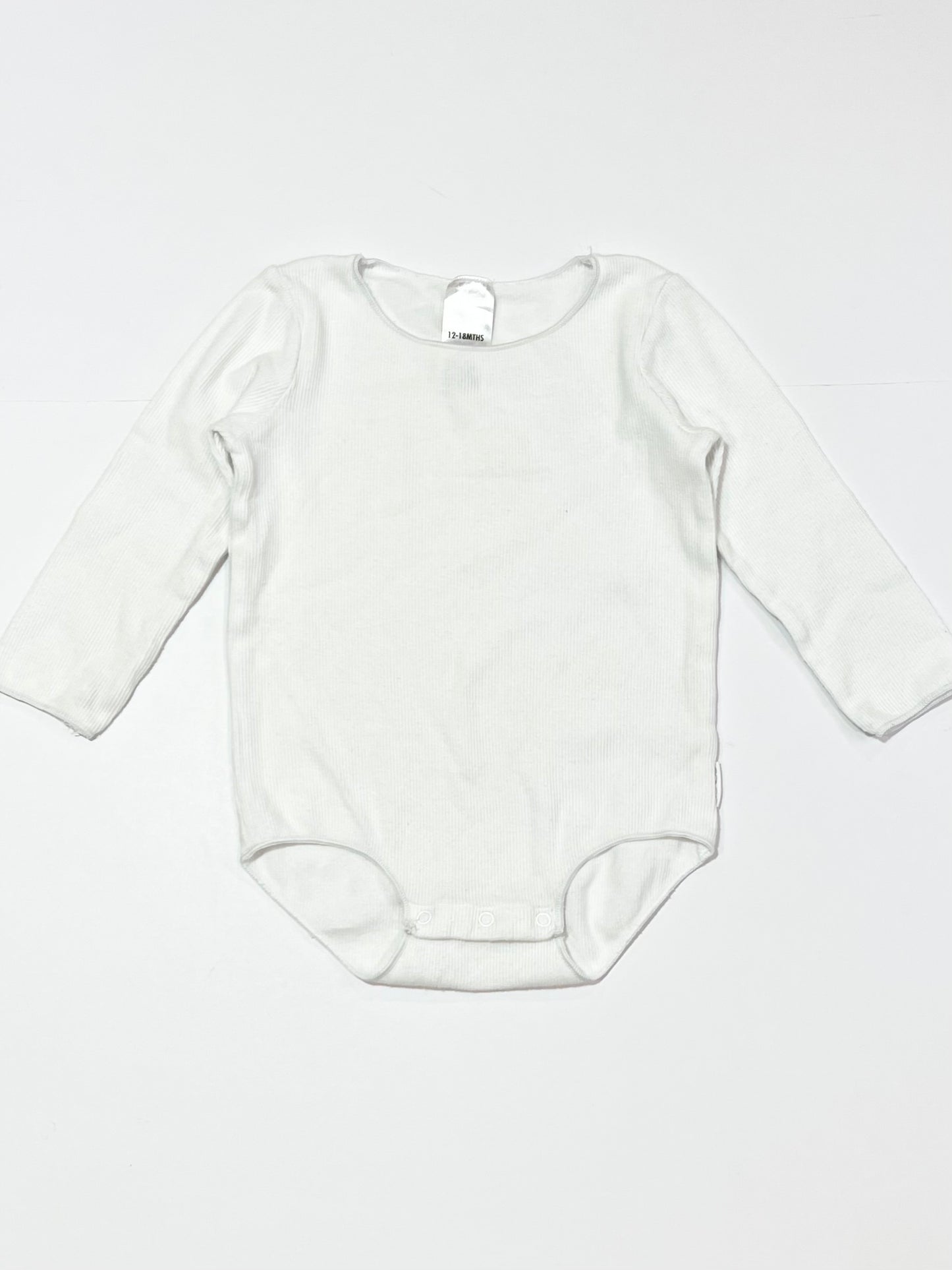 White ribbed bodysuit - Size 1