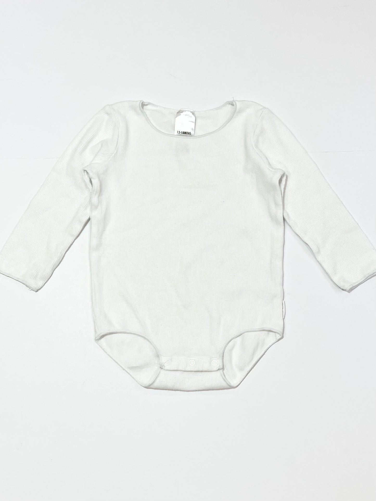 White ribbed bodysuit - Size 1