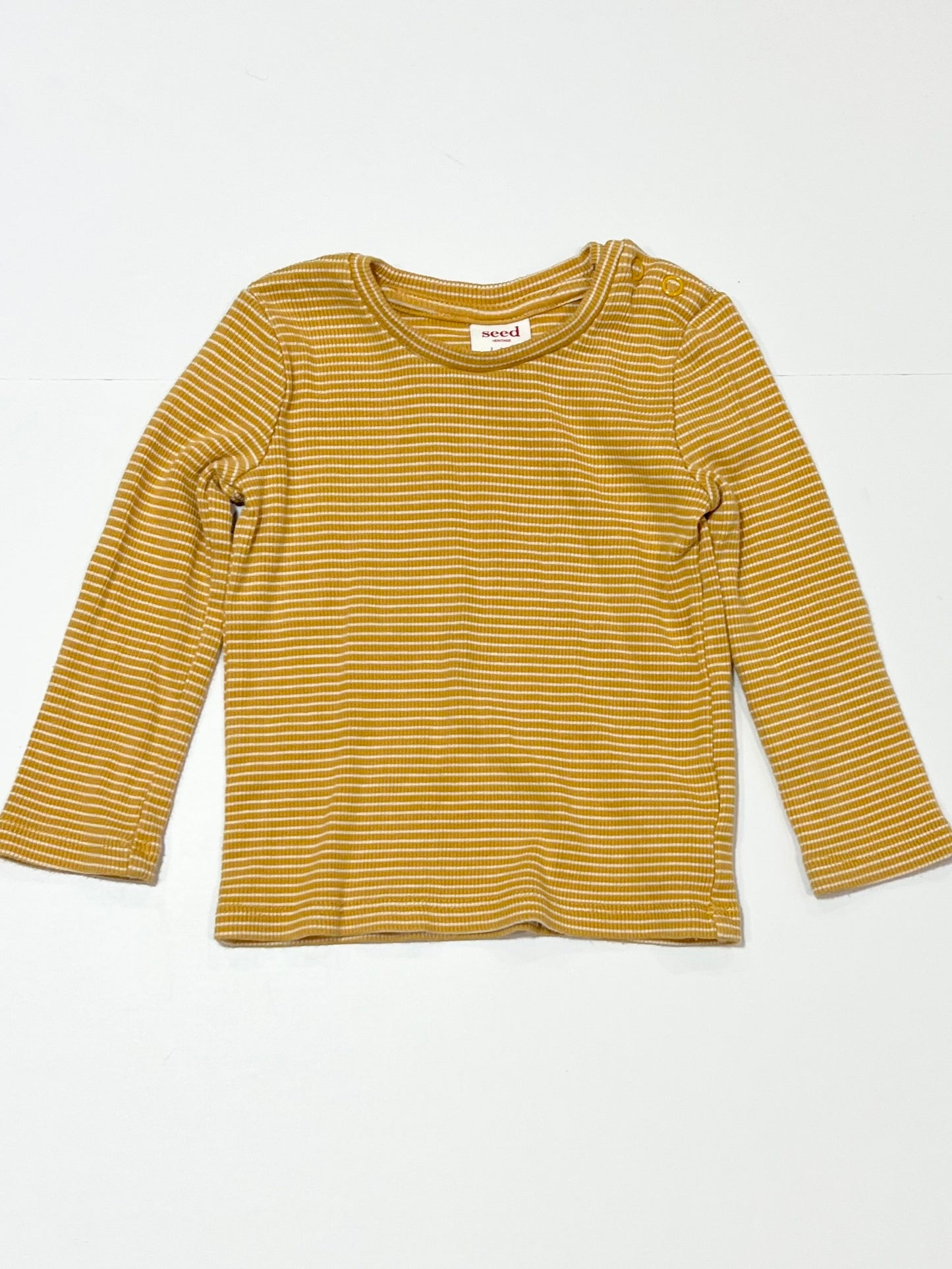 Mustard ribbed top - Size 1