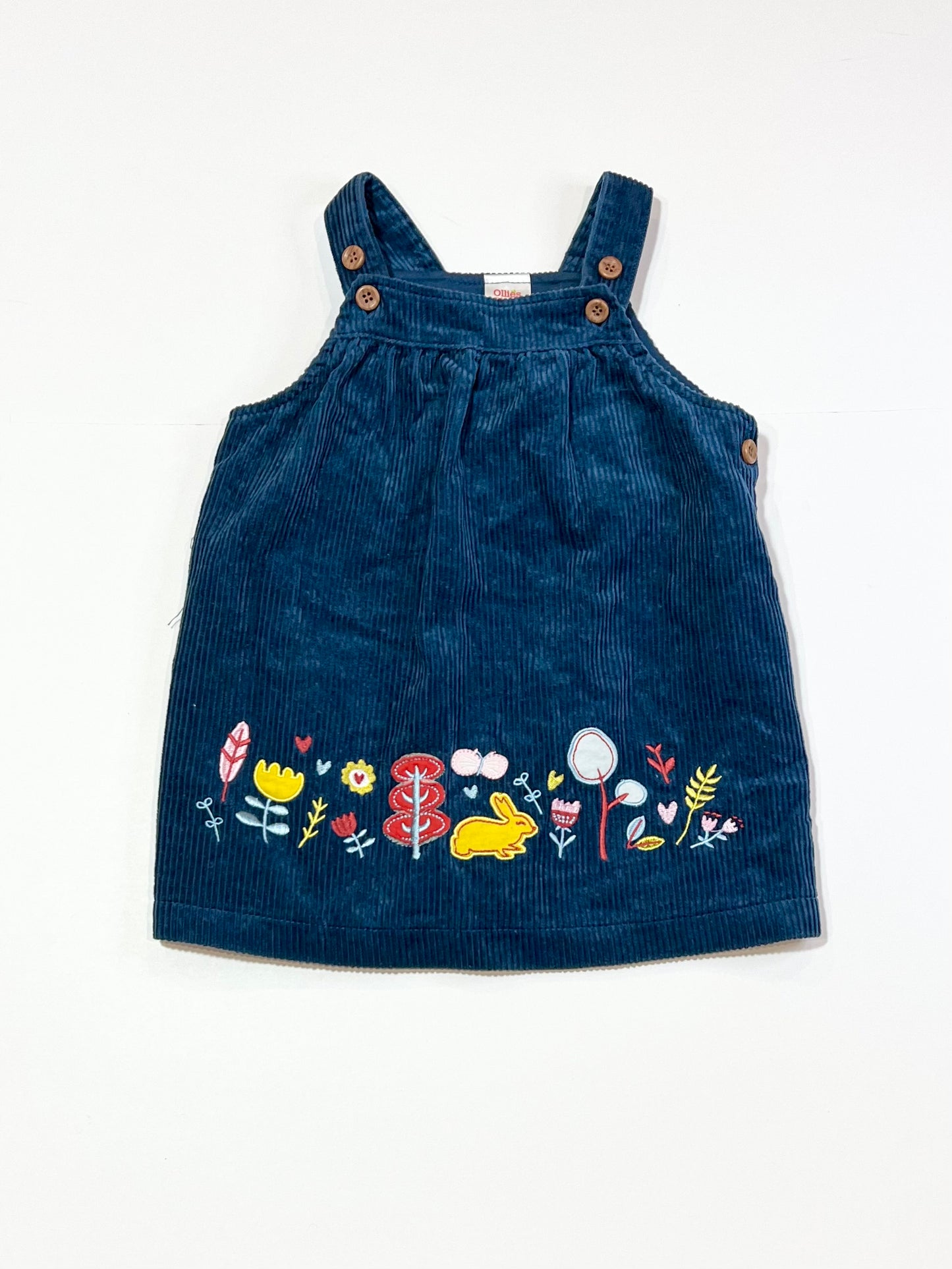 Corduroy pinafore - Size 1