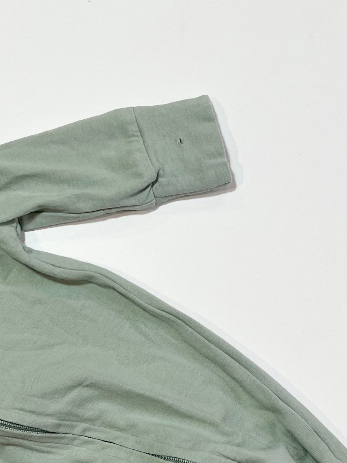 Green zip onesie - Size 00