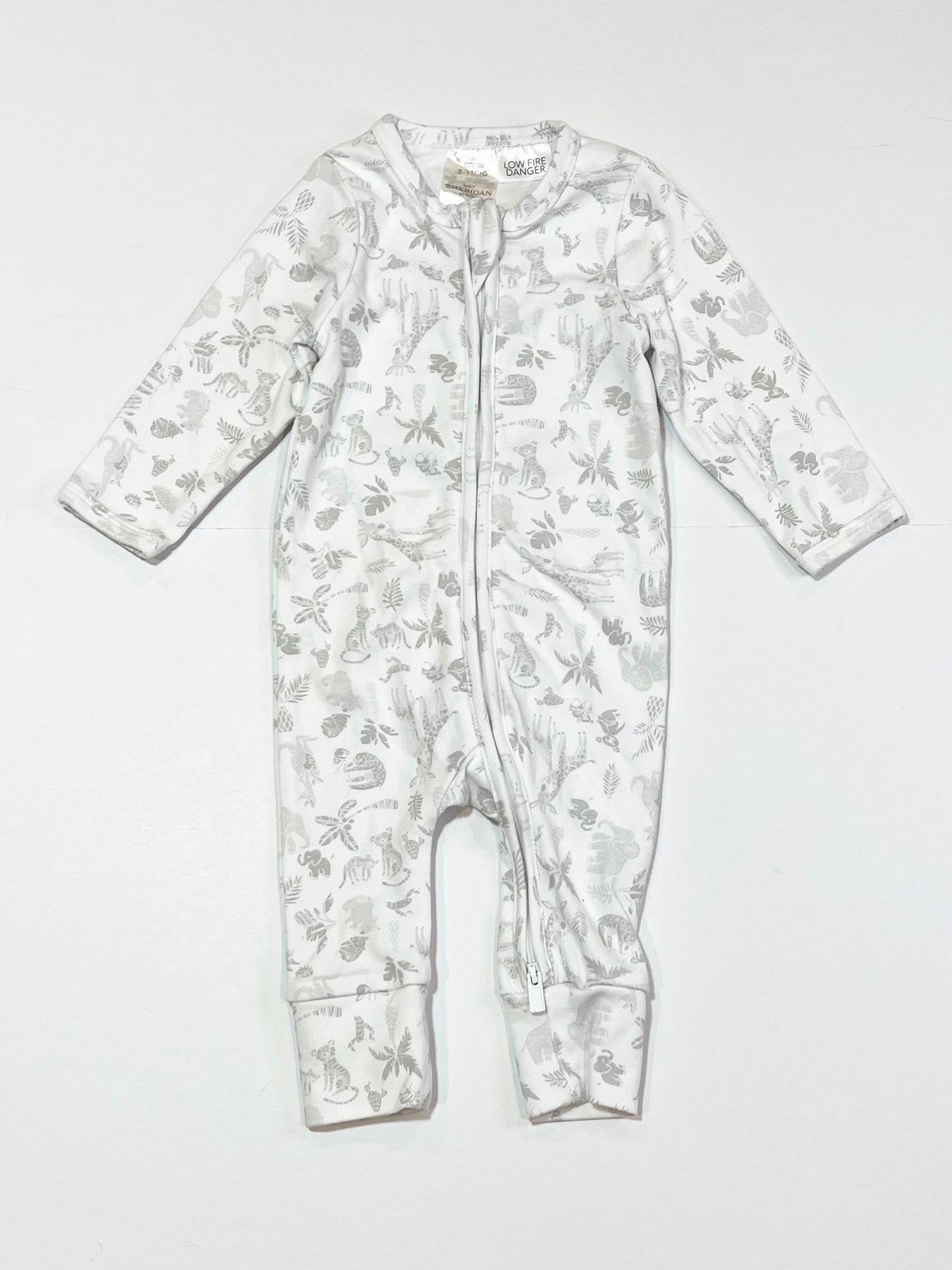 Animals zip onesie - Size 00