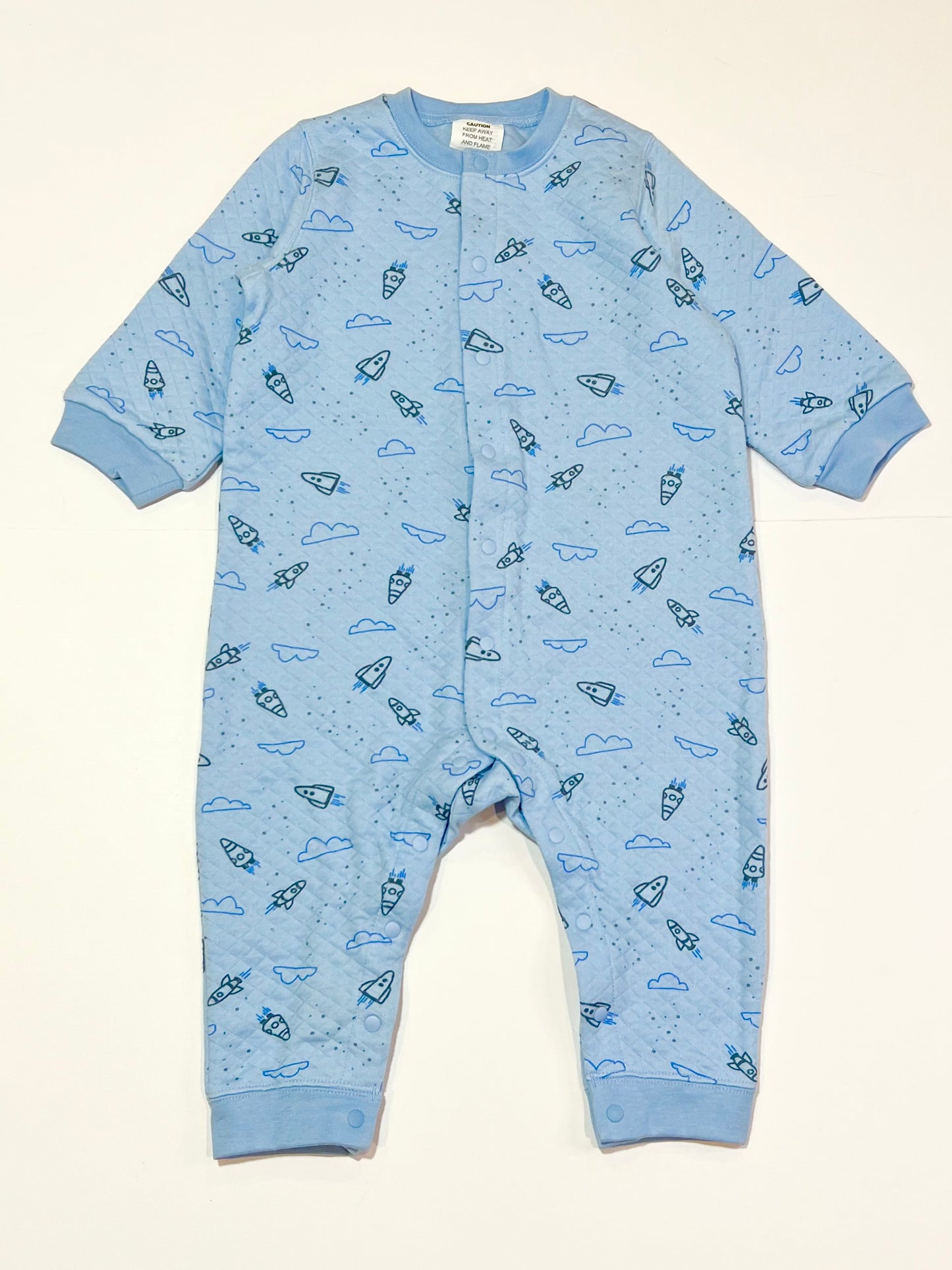 Rockets quilted onesie - Size 1