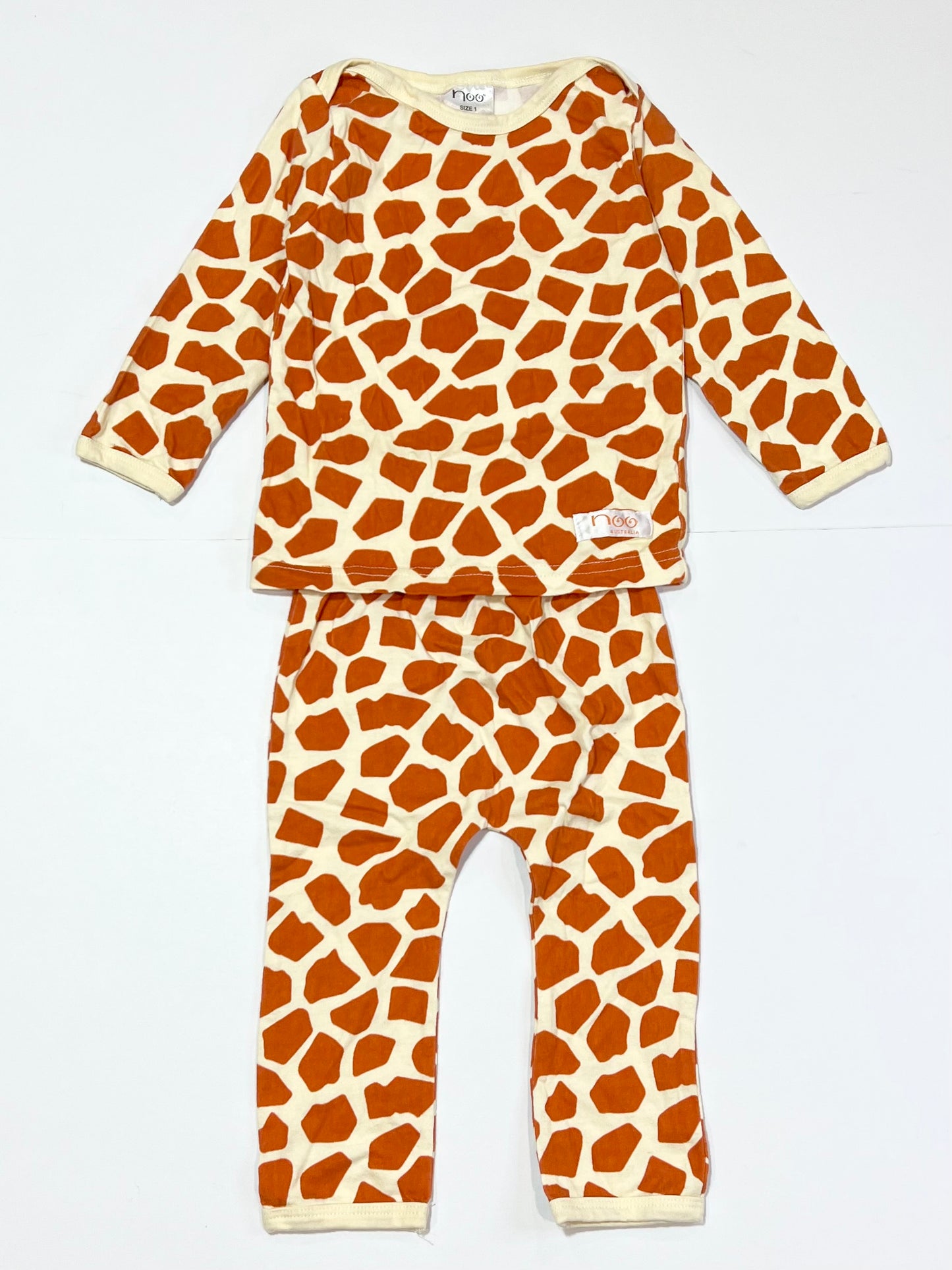 Giraffe 2-piece set - Size 9-12 months