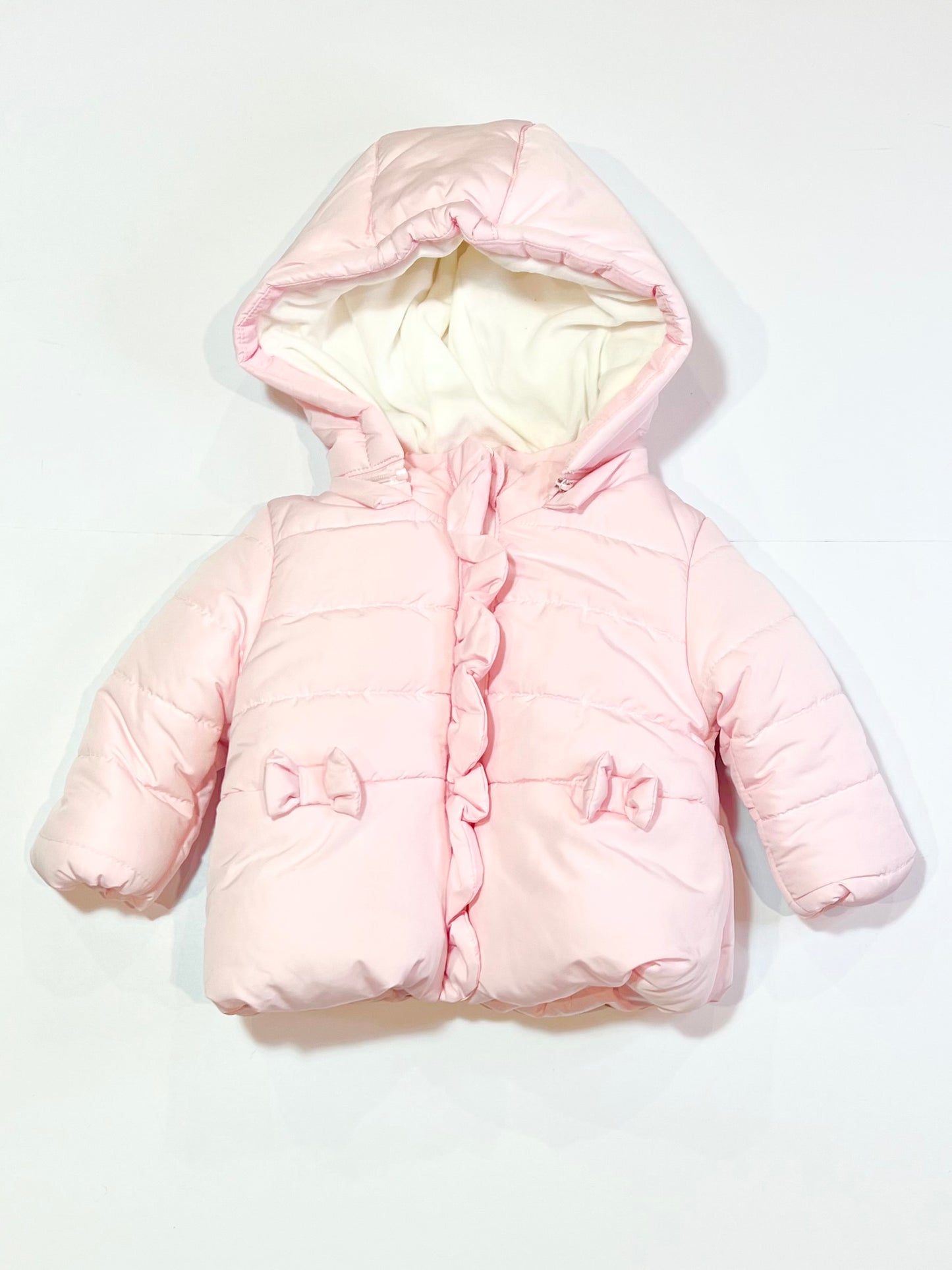 Pink puffer jacket - Size 00