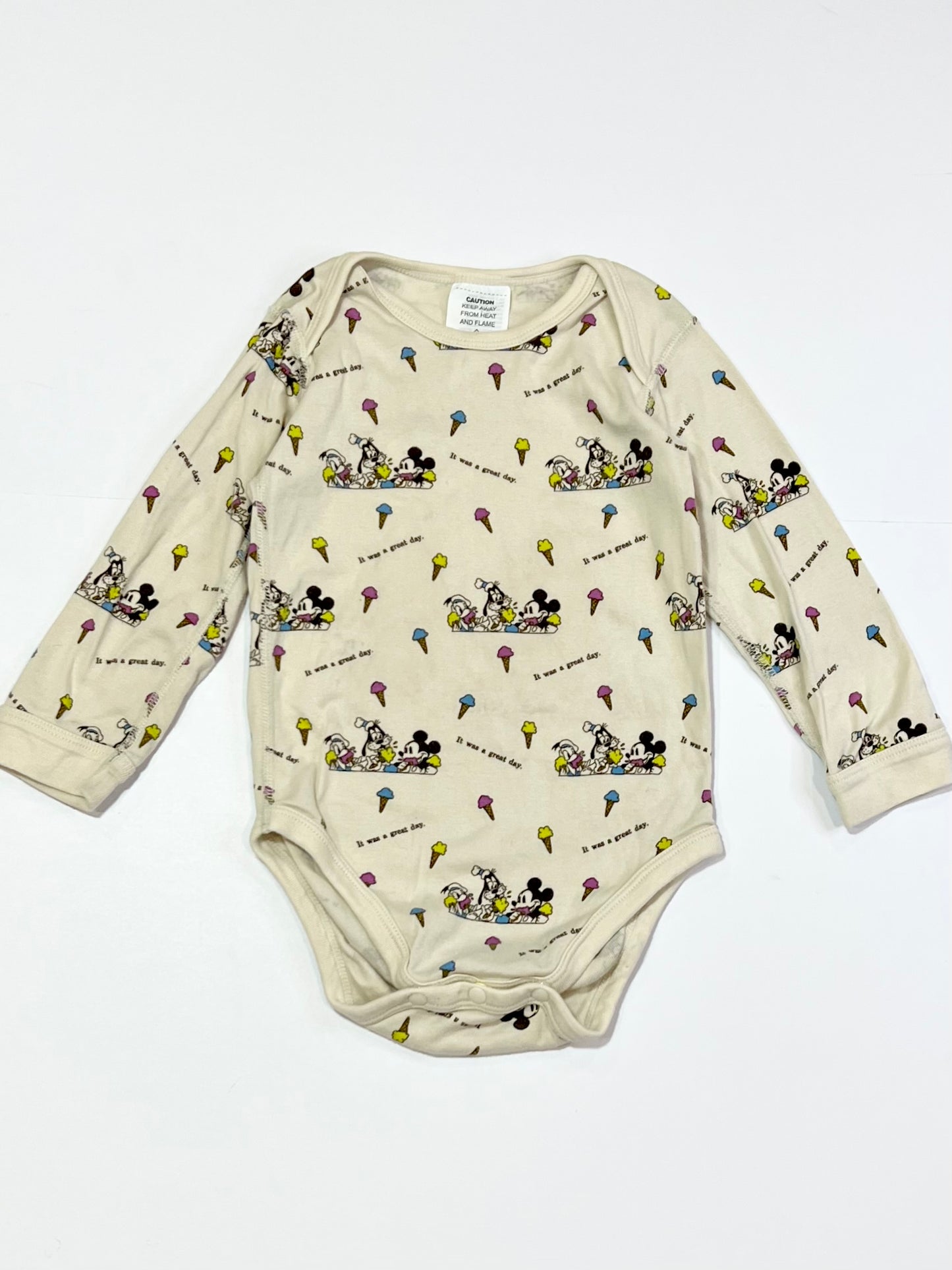 Disney ice cream bodysuit - Size 2