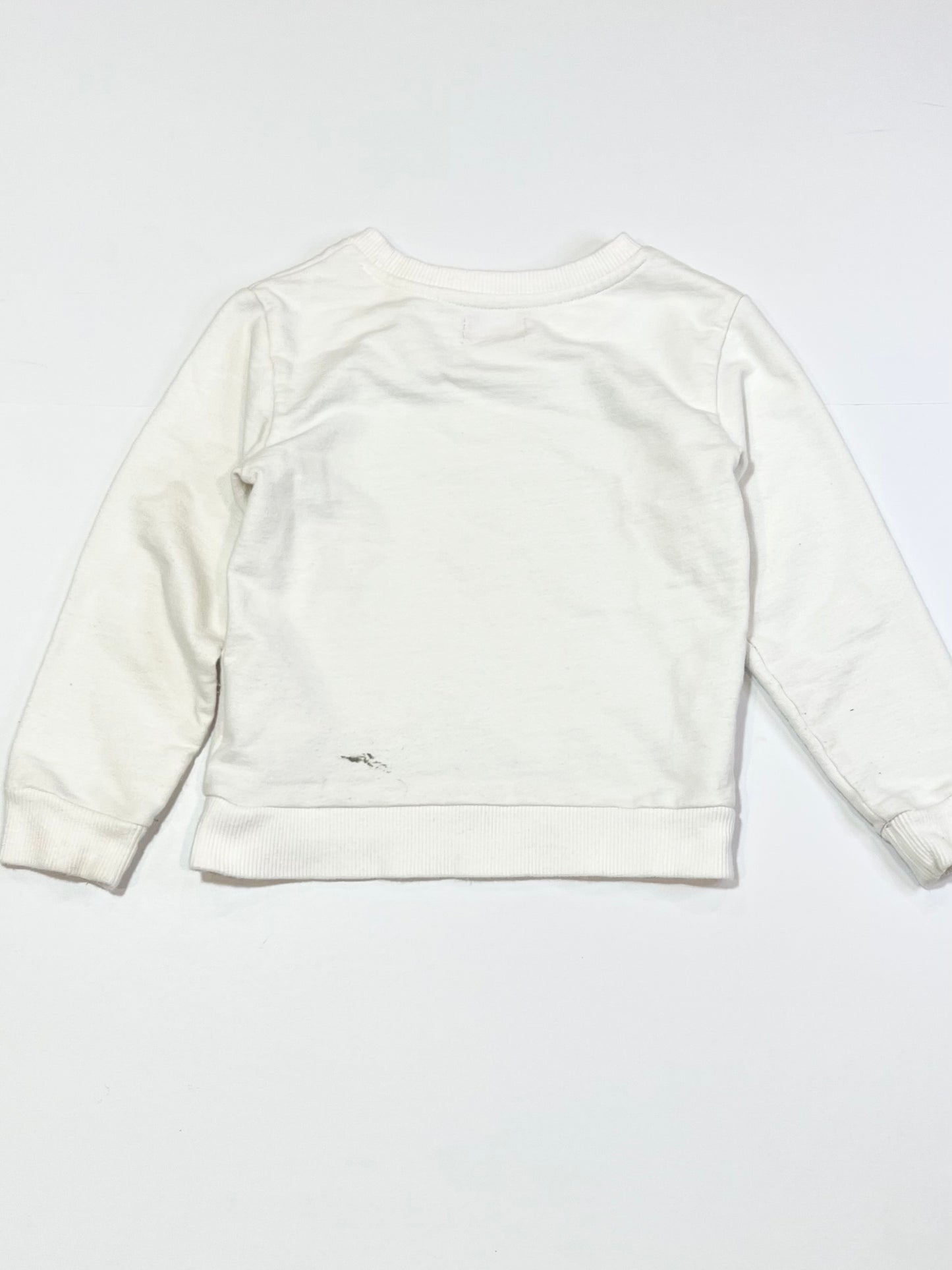 White bunny sweater - Size 2-3