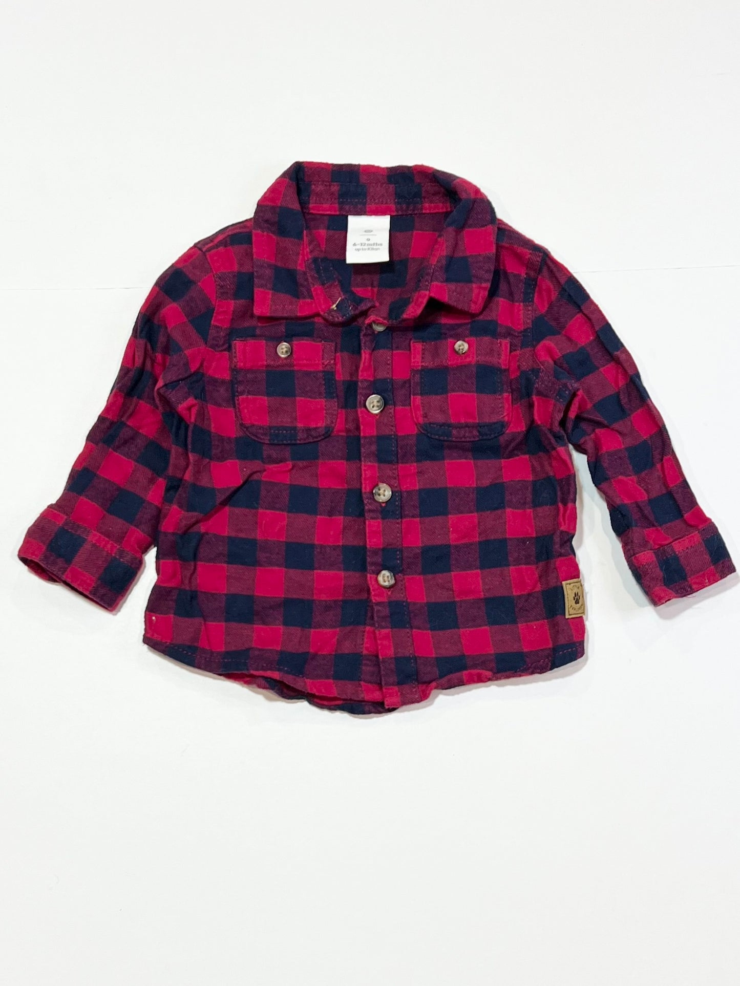 Checkered flannelette shirt - Size 0