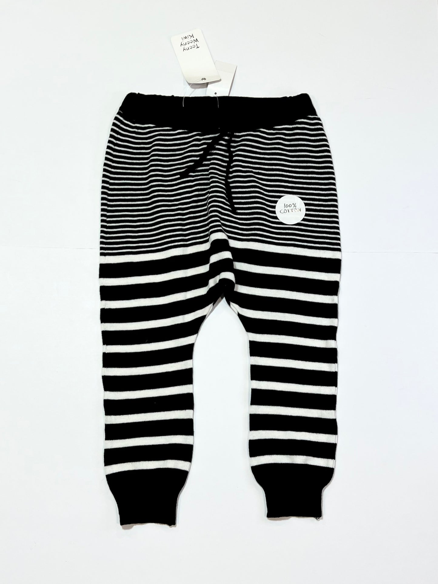 Striped knit pants brand new - Size 2