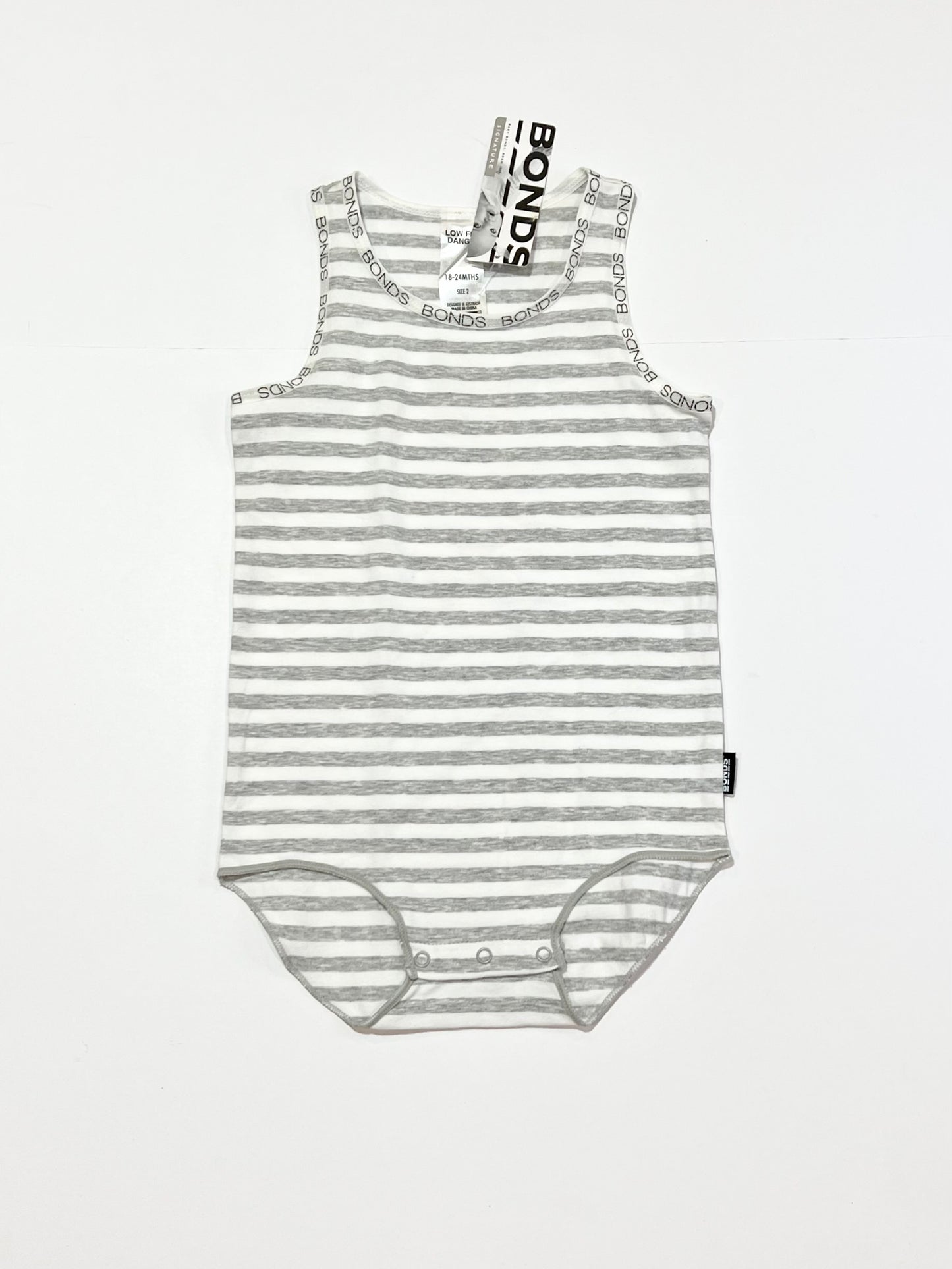 Striped bodysuit brand new - Size 2