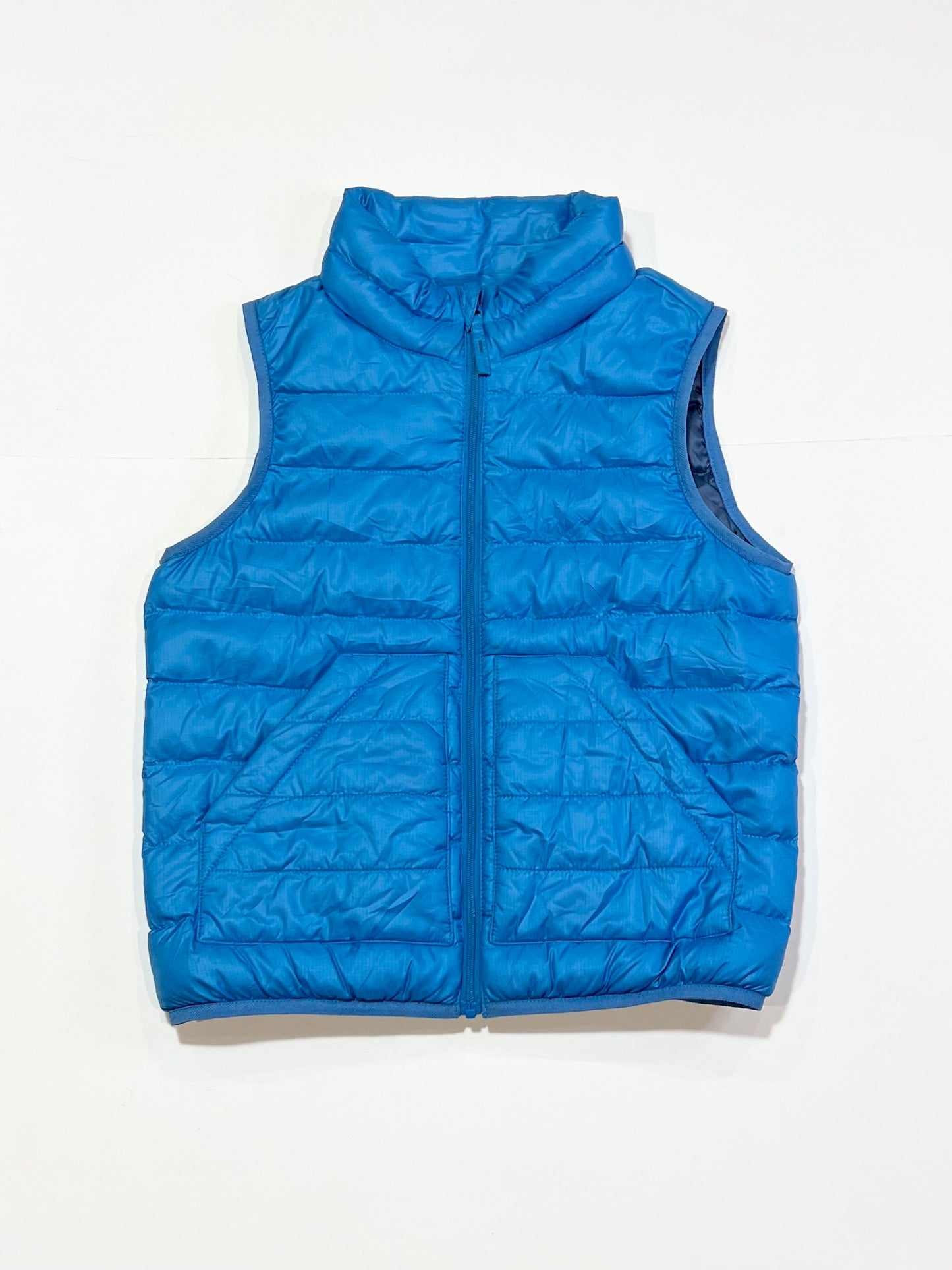 Blue puffer vest - Size 4-6