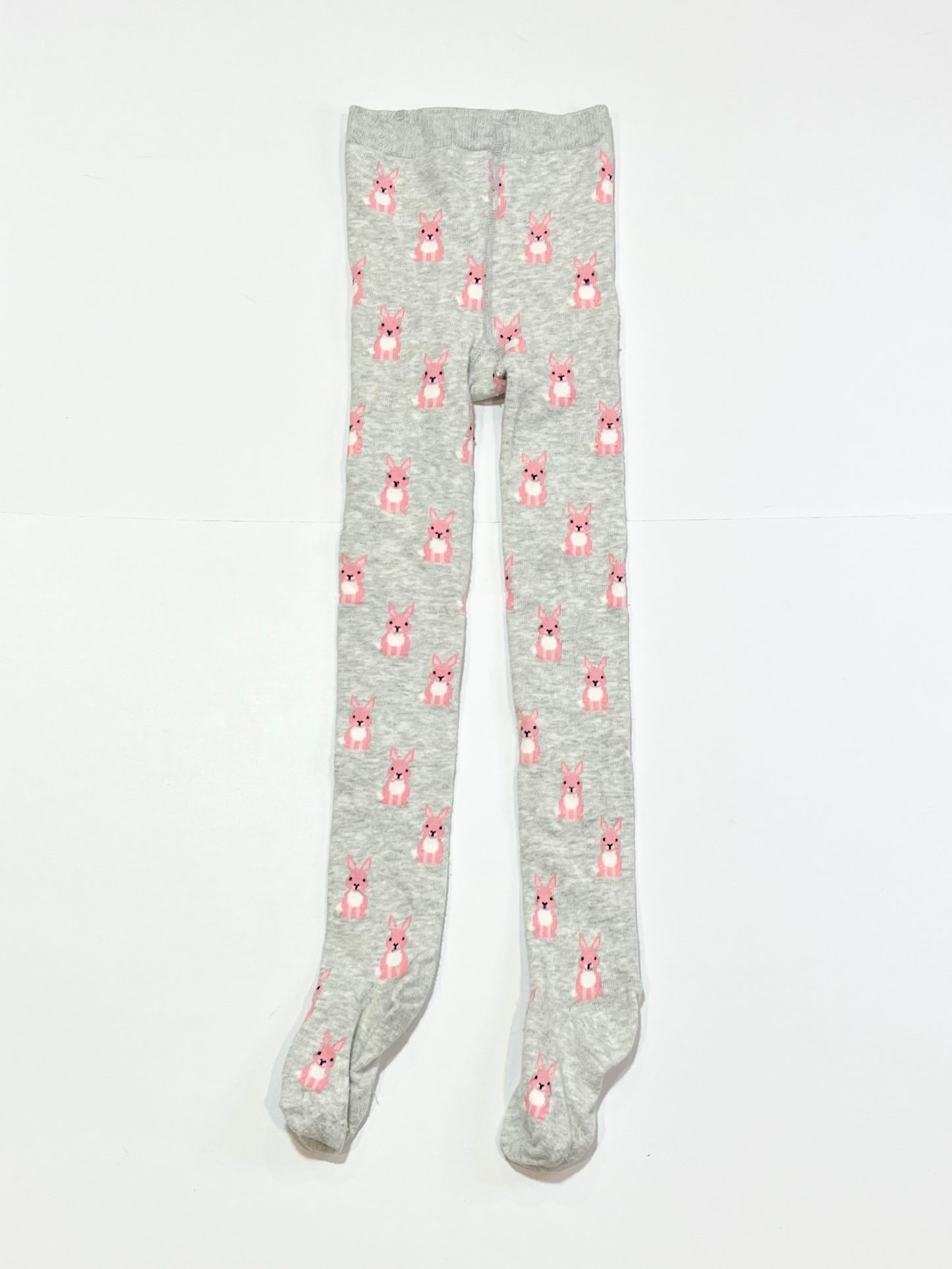 Grey bunny tights - Size 4+