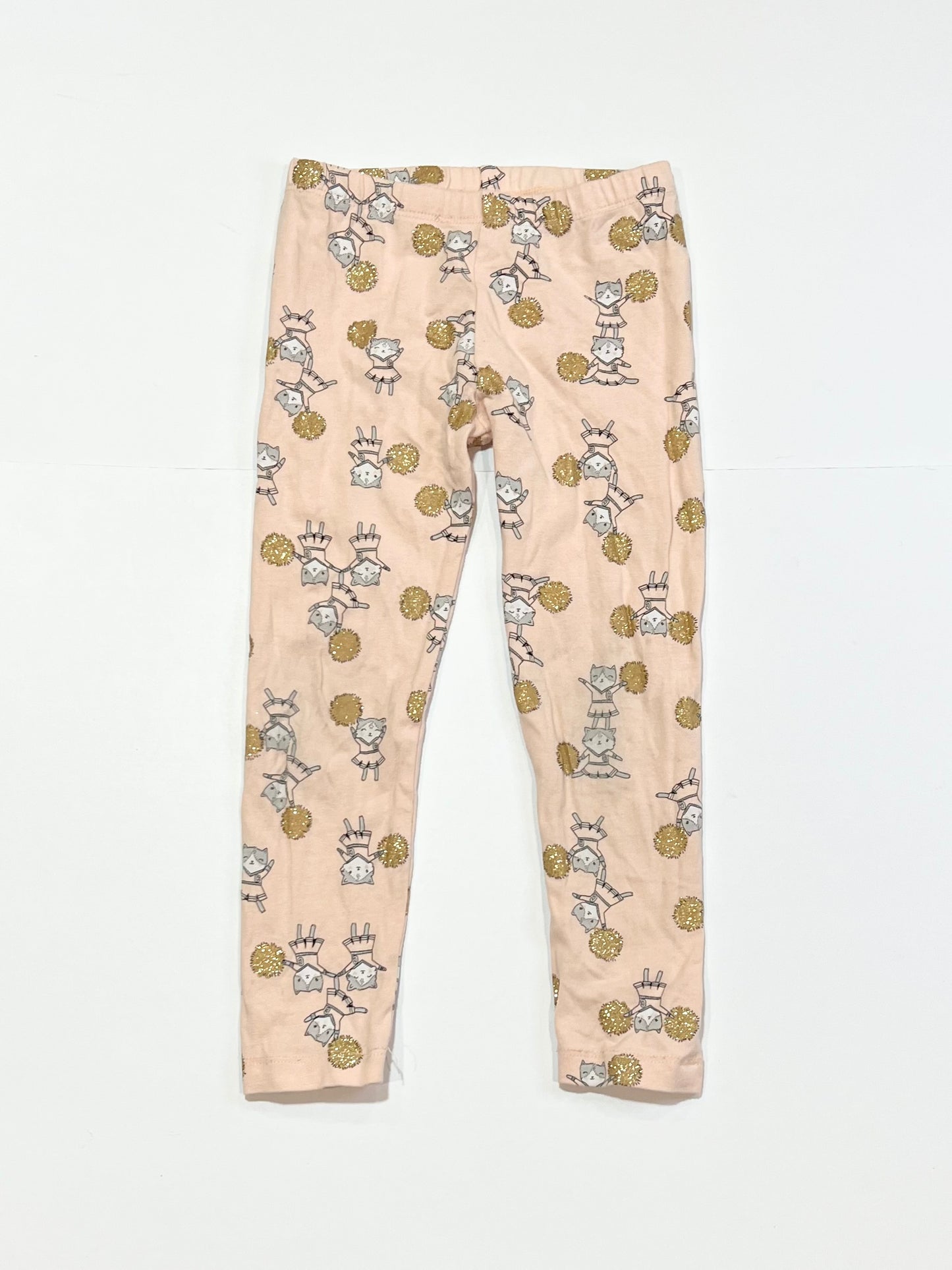 Glitter cats leggings - Size 4