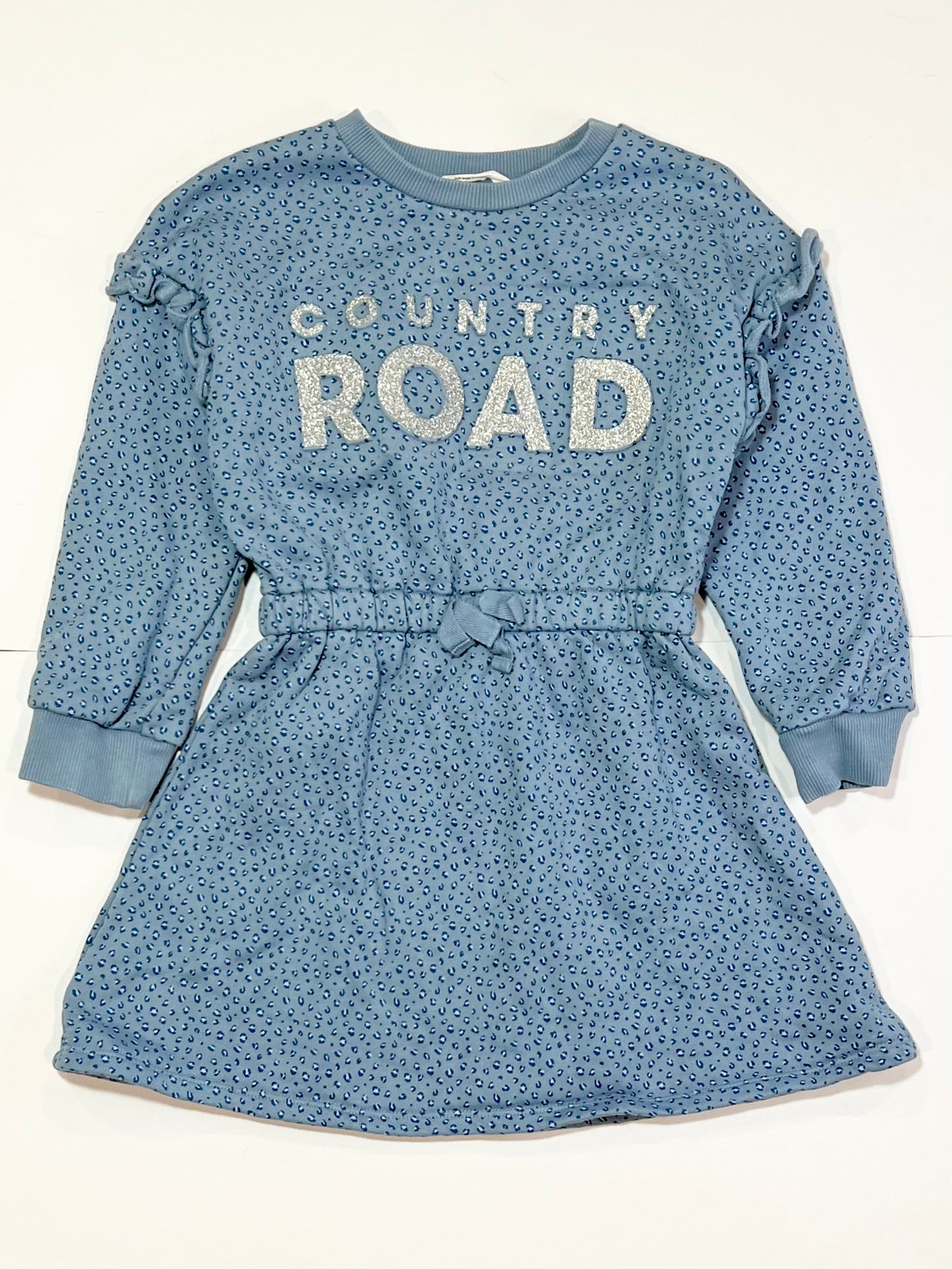 Blue fleece dress - Size 4
