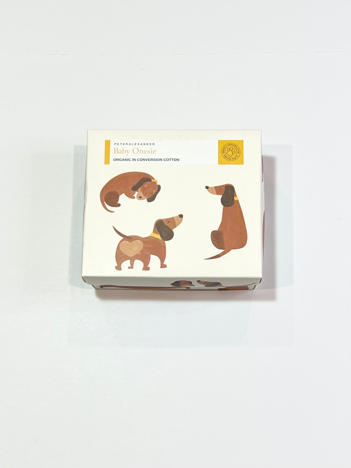 Sausage dog zip onesie - Size 000