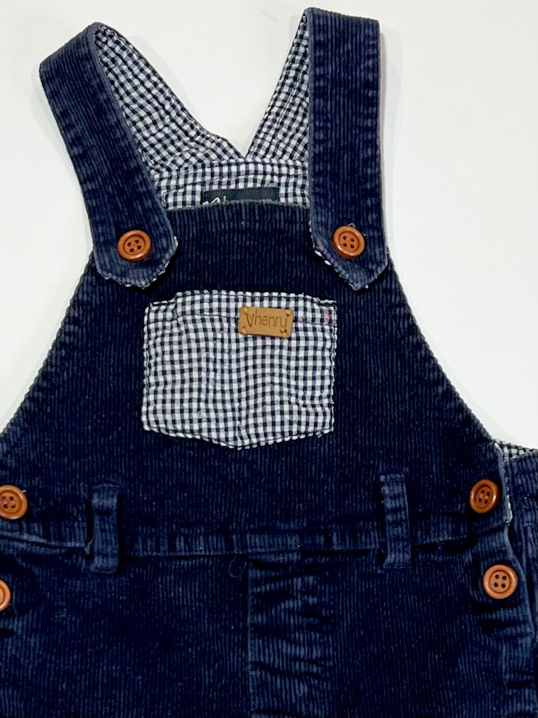 Navy corduroy overalls - Size 1