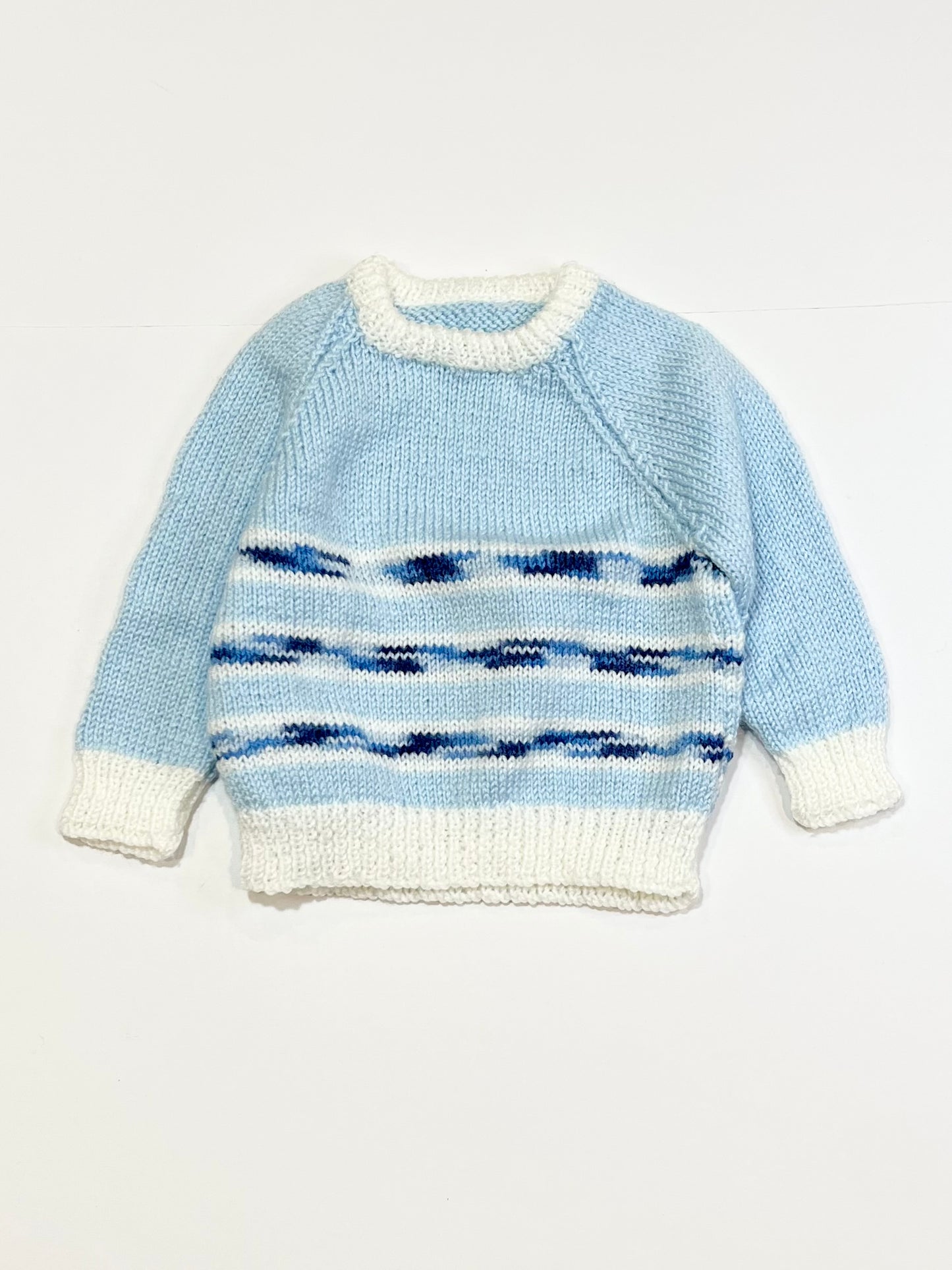 Blue knit jumper - Size 1
