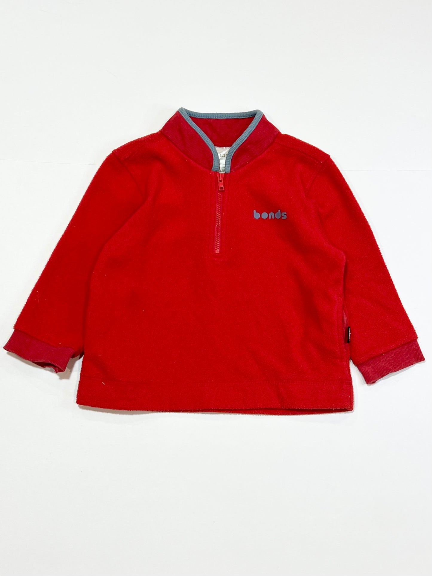 Red fleece sweater - Size 1