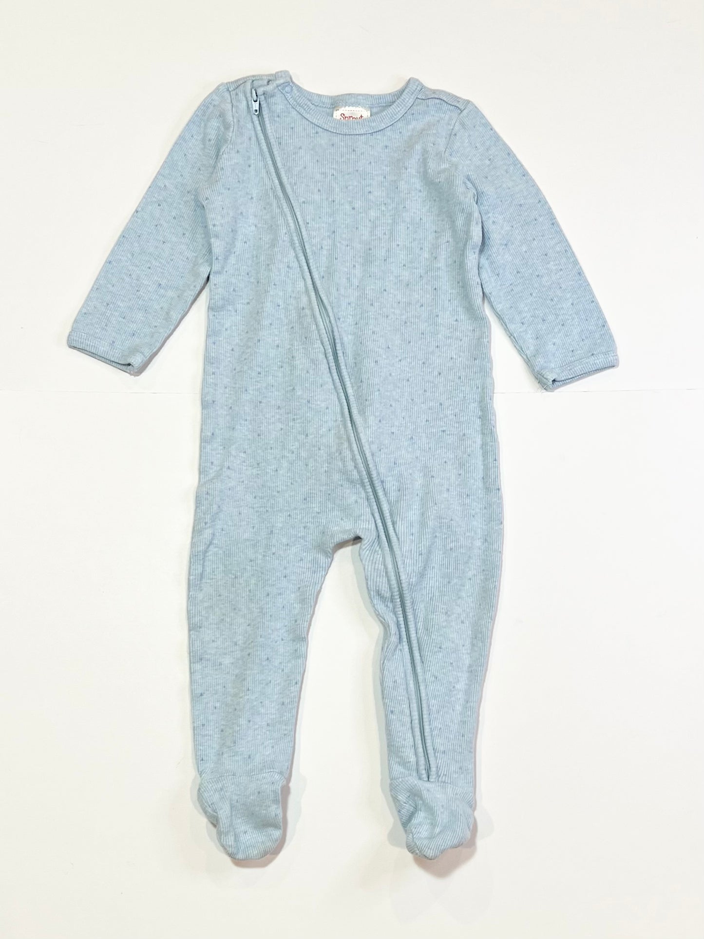 Ribbed zip onesie - Size 0