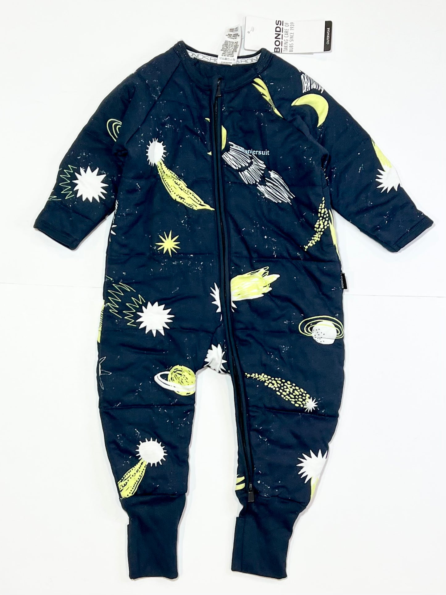 Padded zippy Wondersuit brand new - Size 0