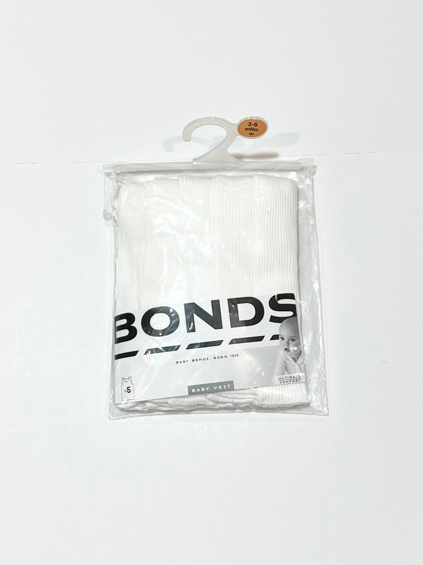 5 x pack ribbed singlets brand new - Size 00
