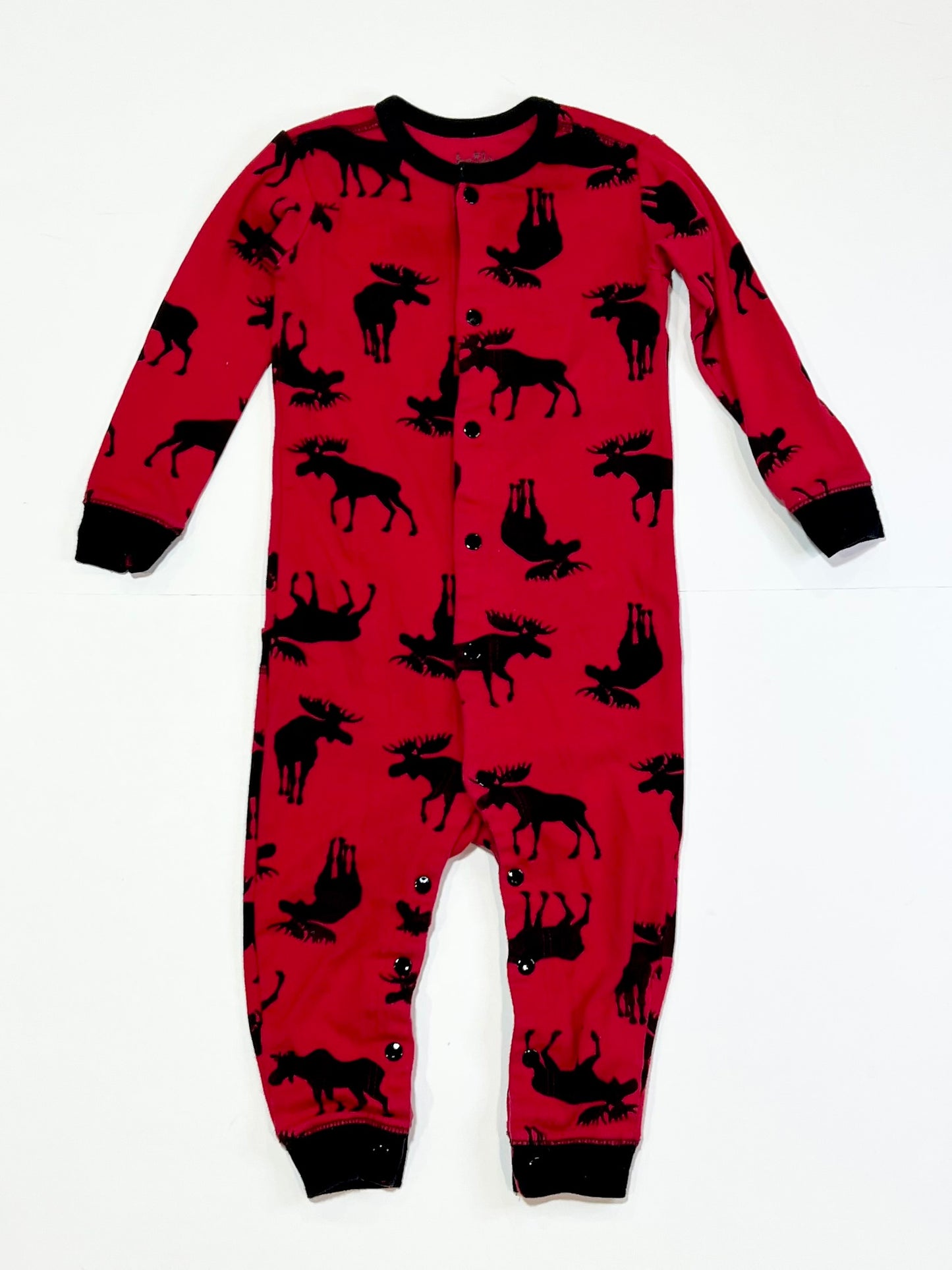 Red moose onesie - Size 2