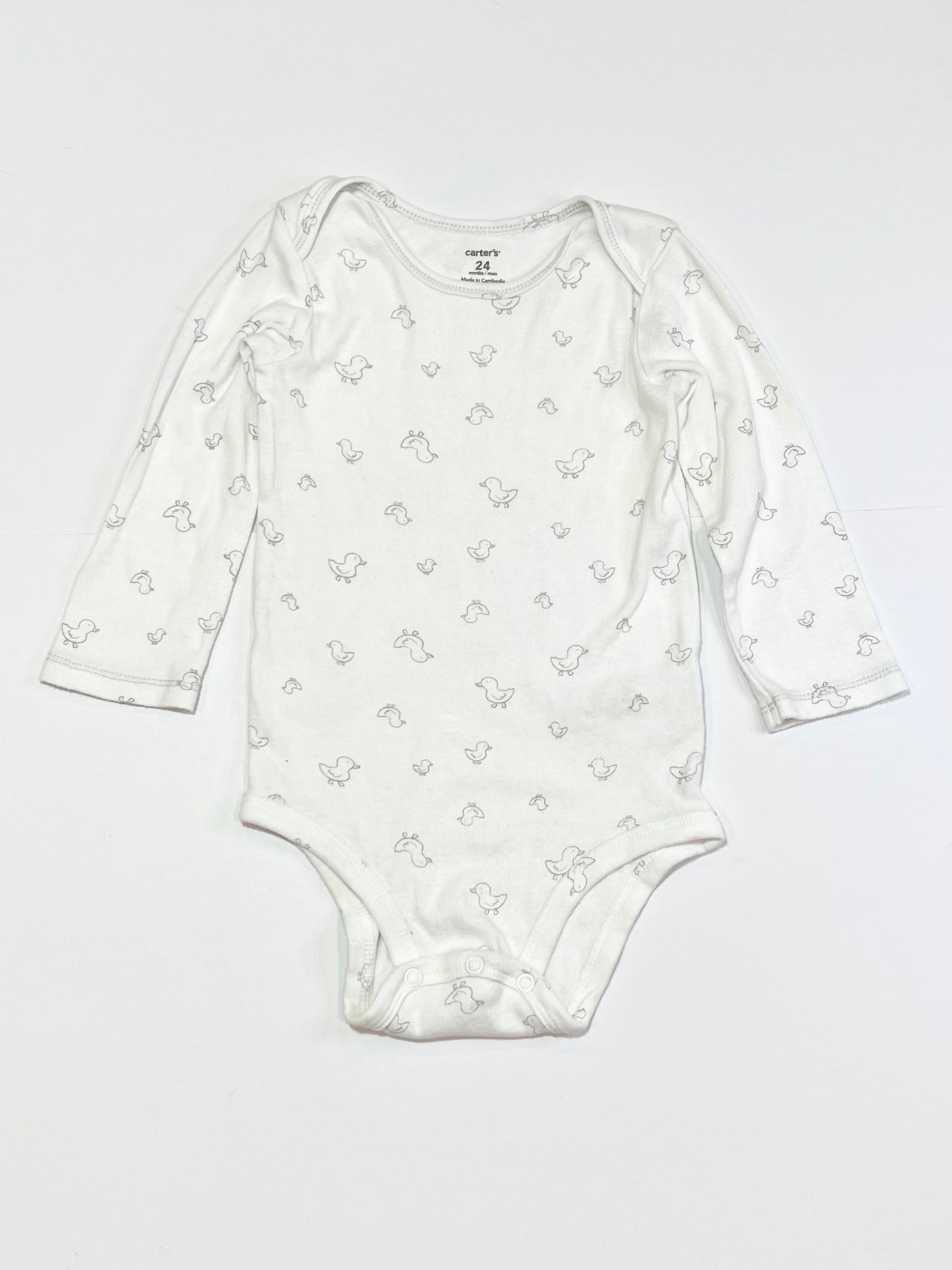 White ducks bodysuit - Size 2