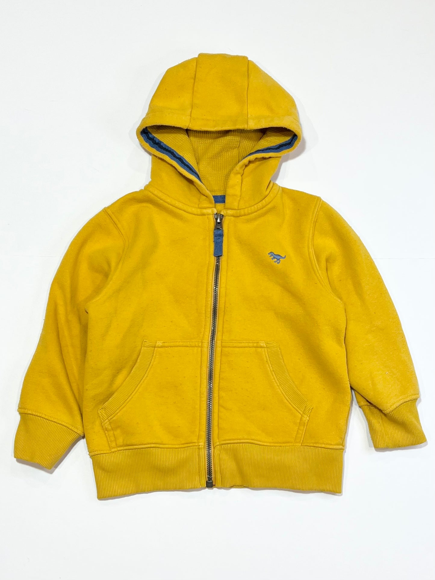Yellow zip hoodie - Size 2-3