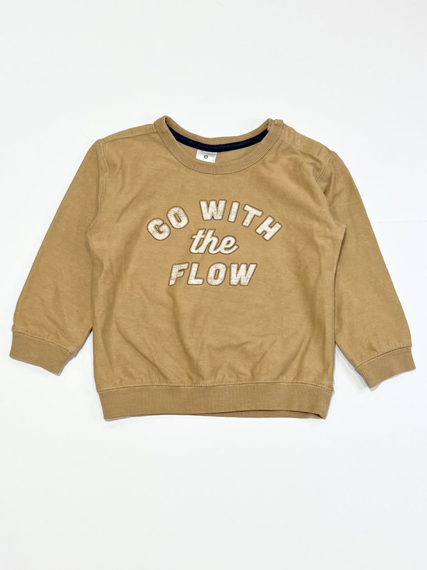 Brown terry sweater - Size 1