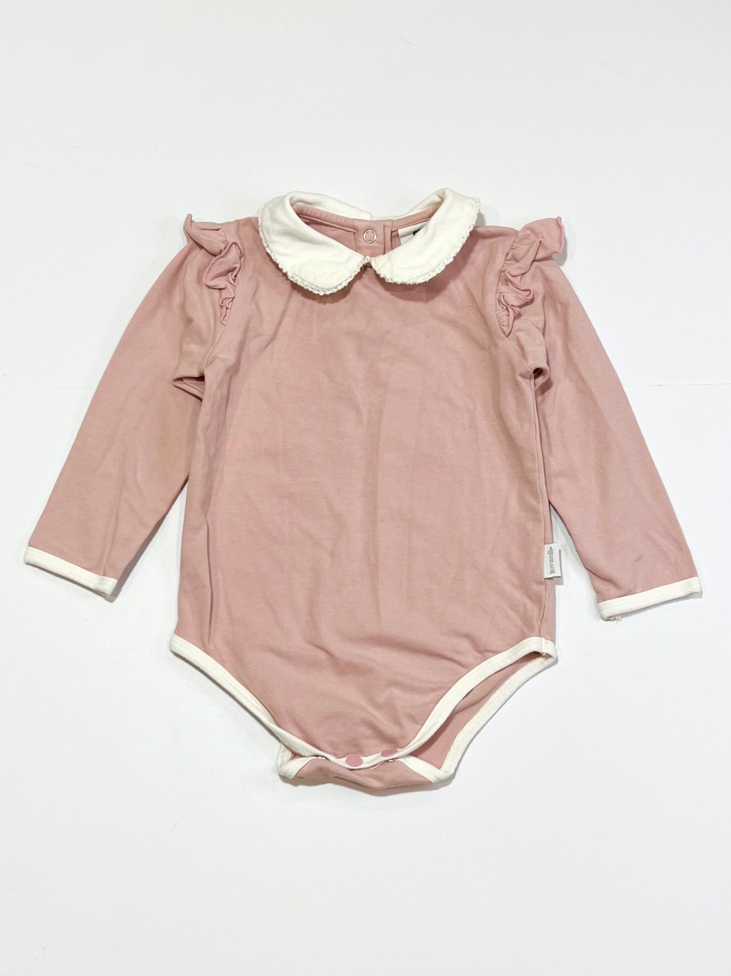 Pink collared bodysuit - Size 1
