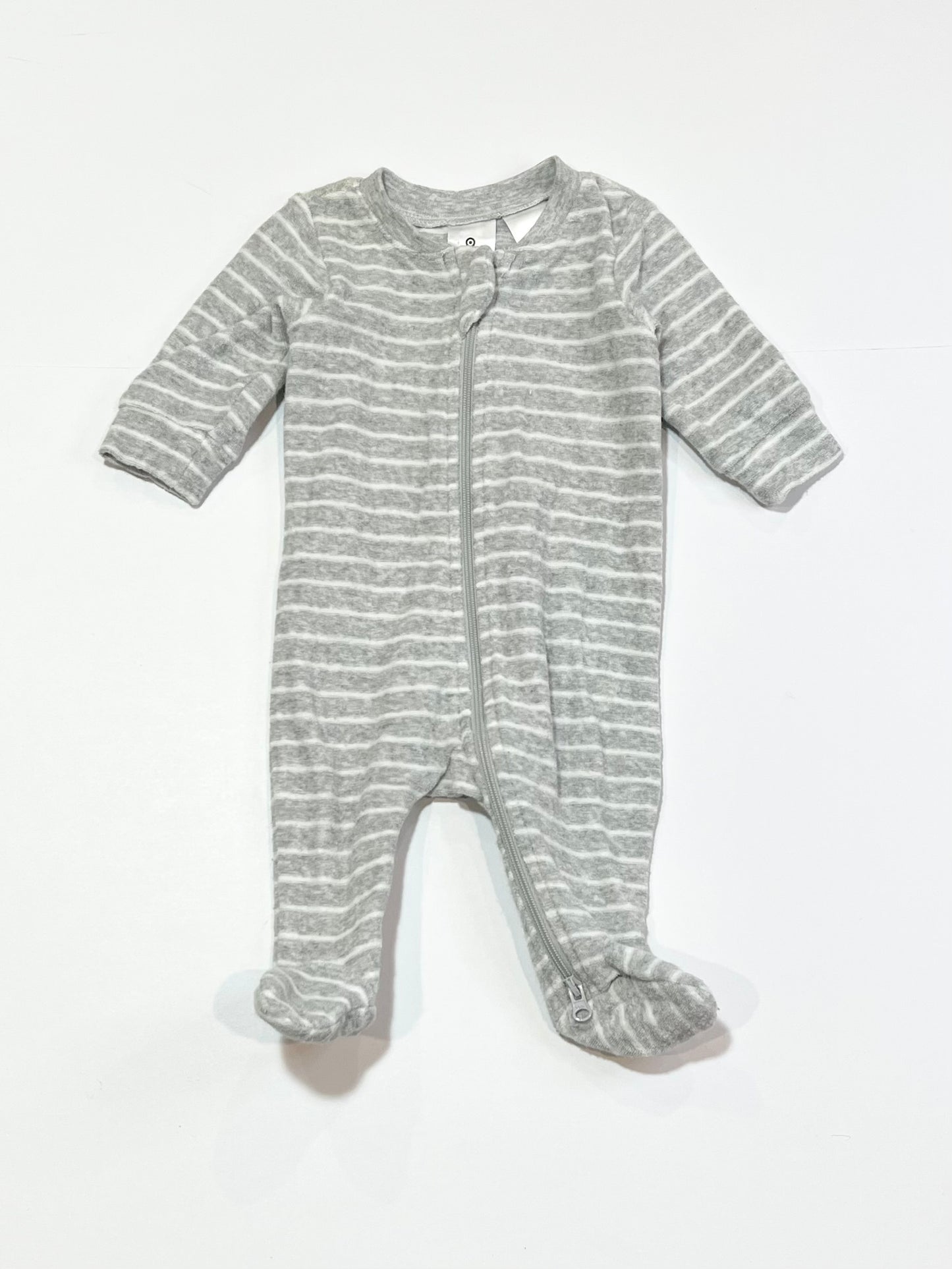 Terry zip onesie - Size 0000