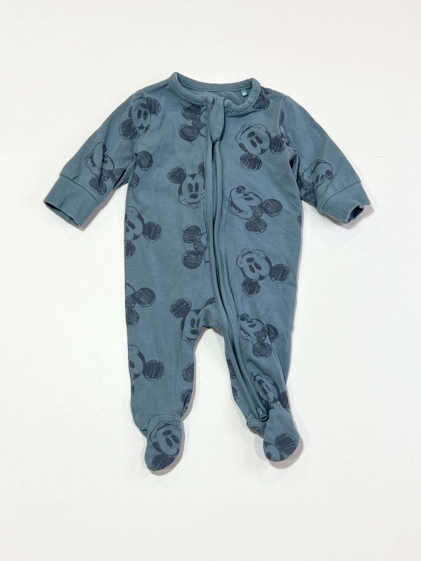 Mickey zip onesie - Size 0000