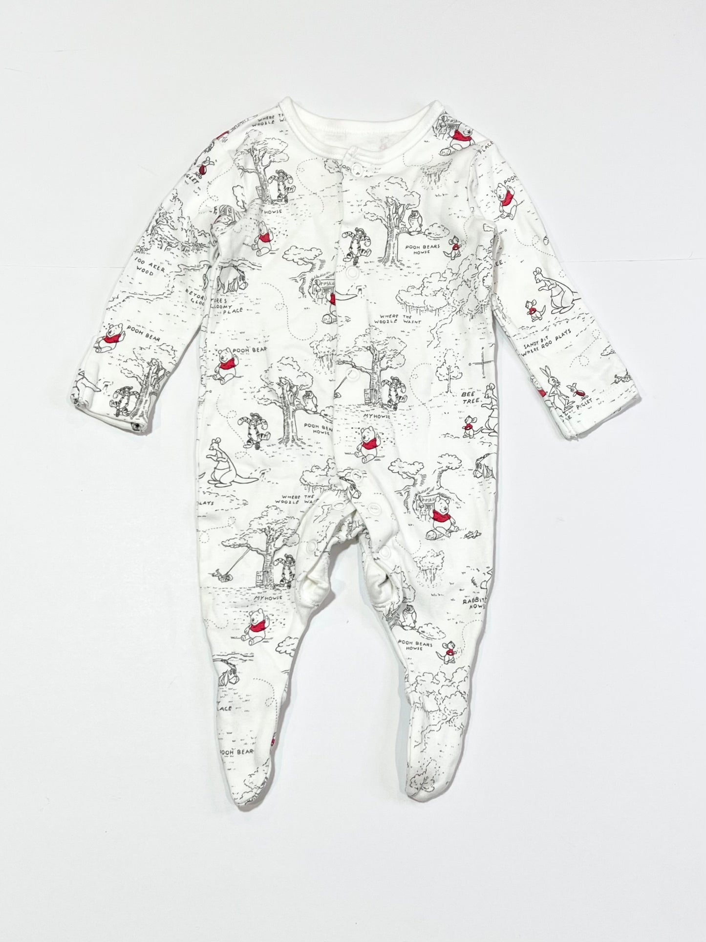 Winnie the Pooh onesie - Size 0000