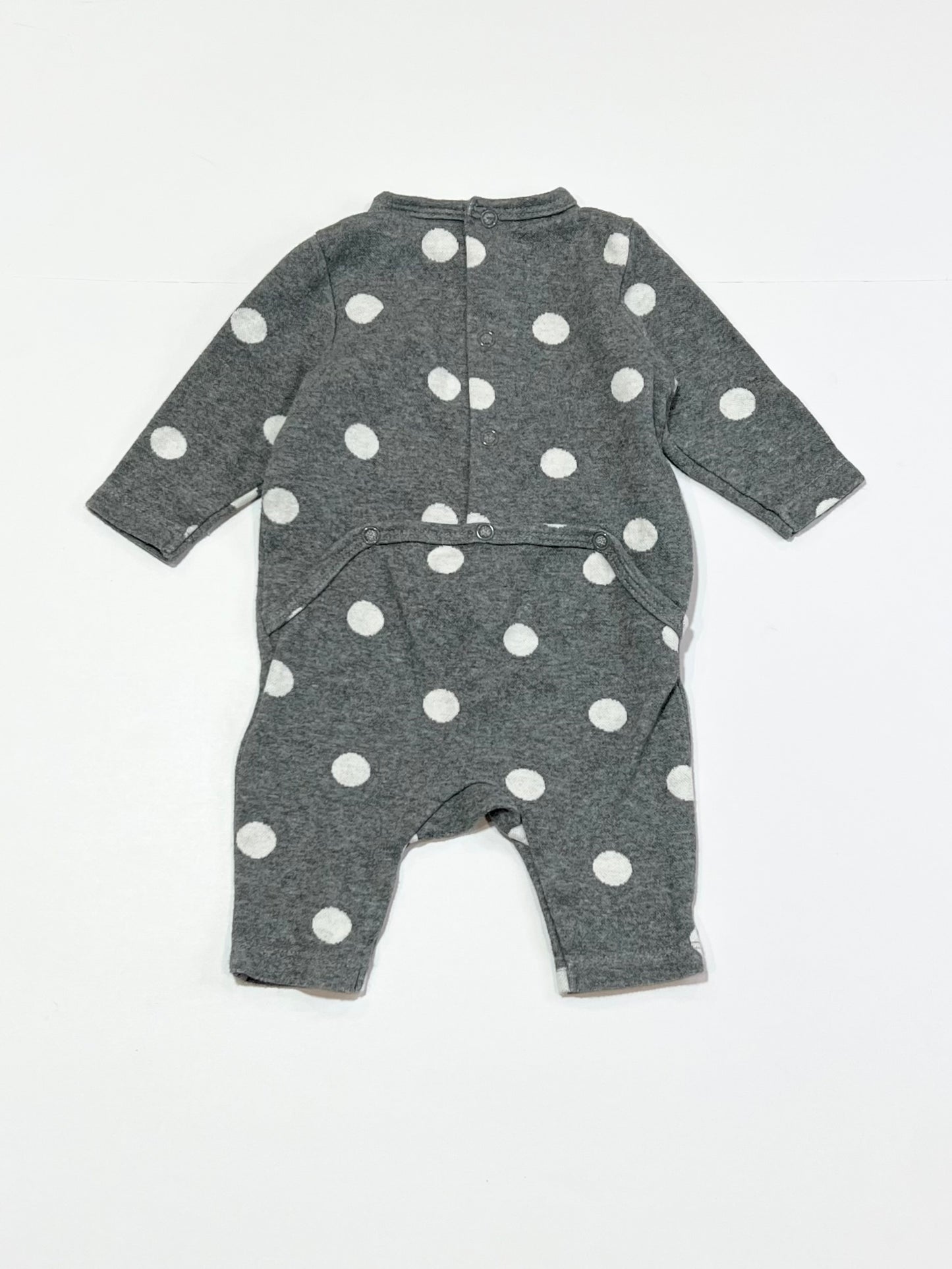 Grey spot onesie - Size 0000