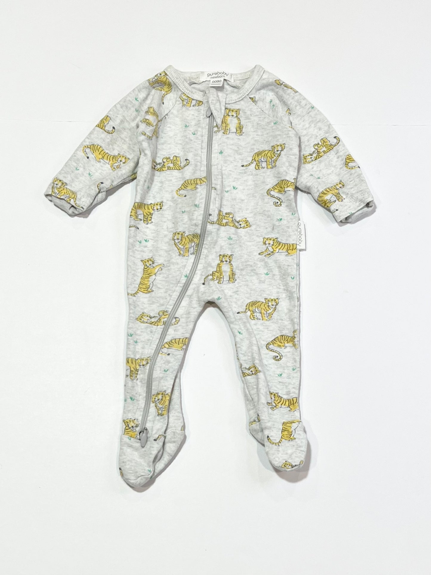 Tigers zip onesie - Size 0000