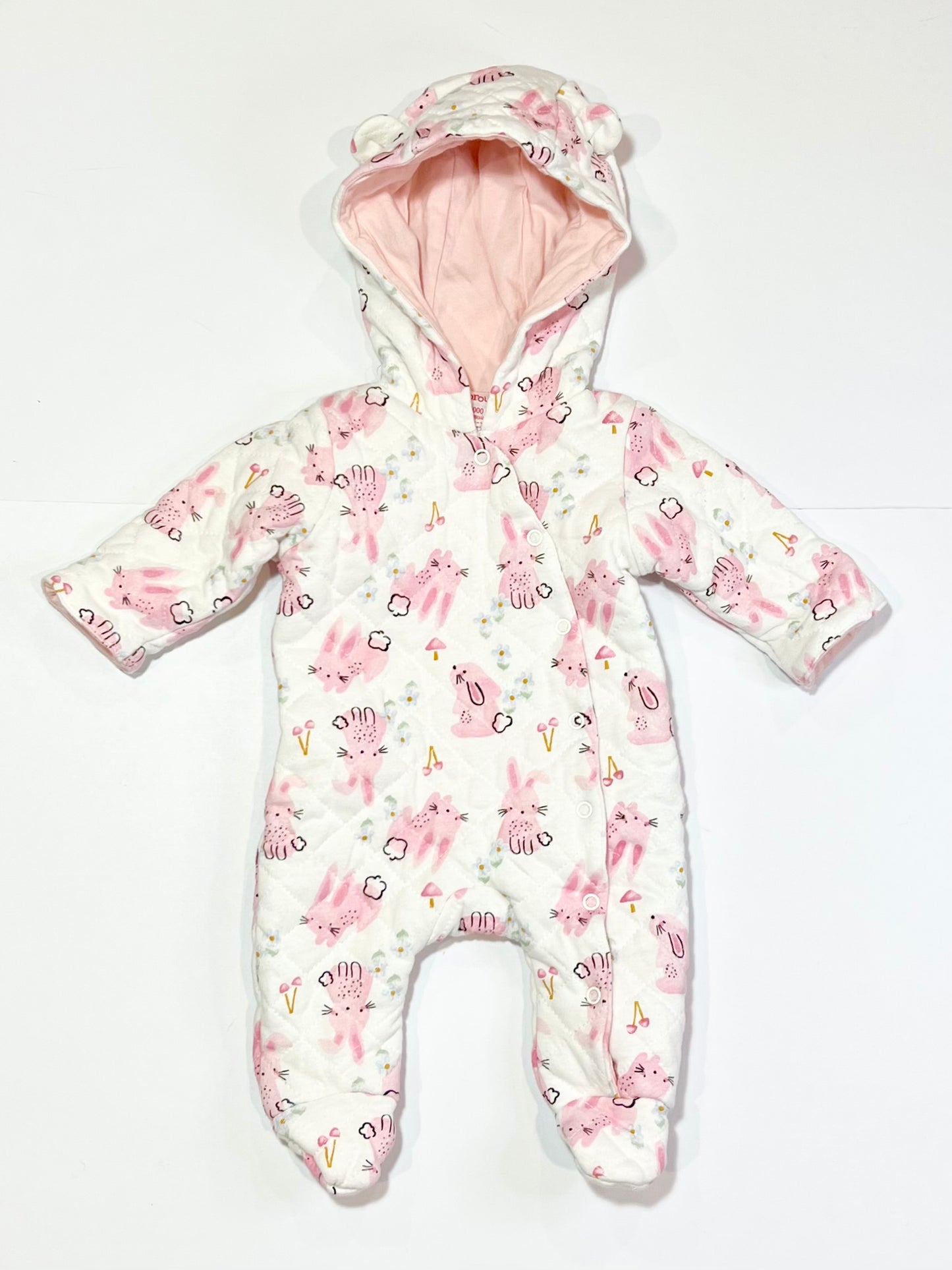 Quilted bunny coverall - Size 0000