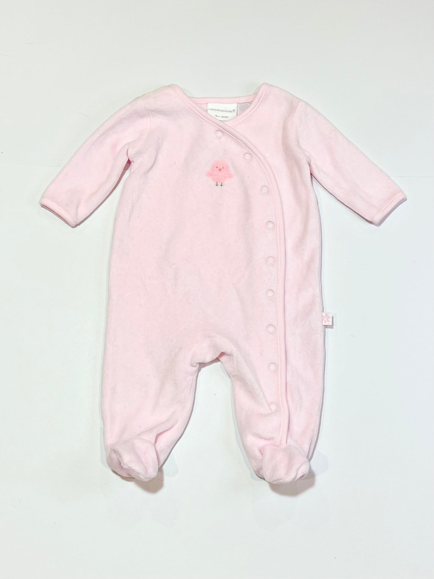 Velour chick onesie - Size 0000