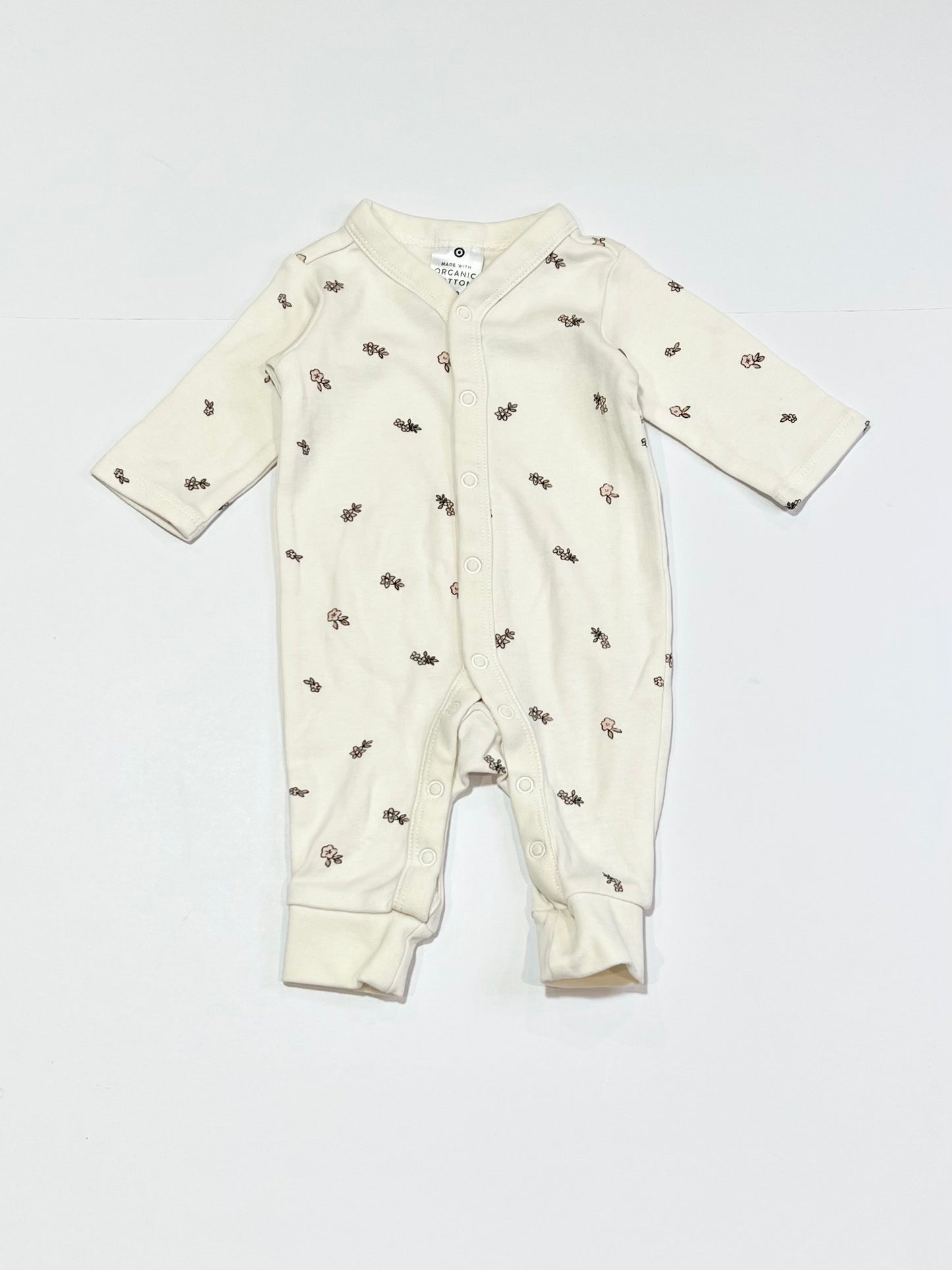 White floral onesie - Size 00000
