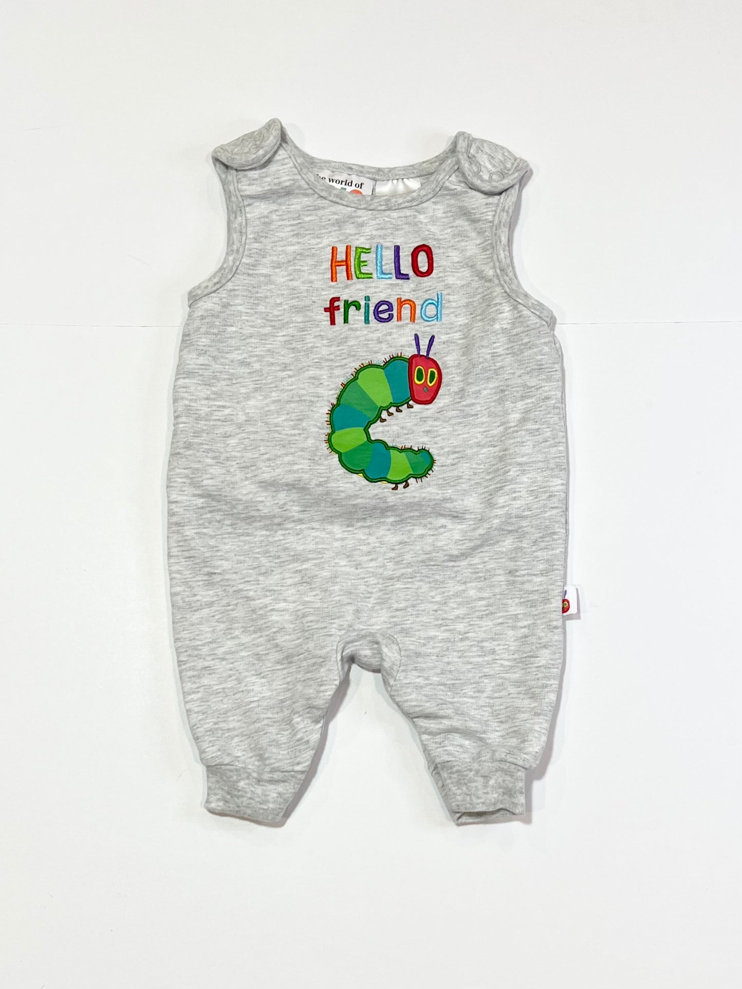 Grey jersey overalls - Size 000