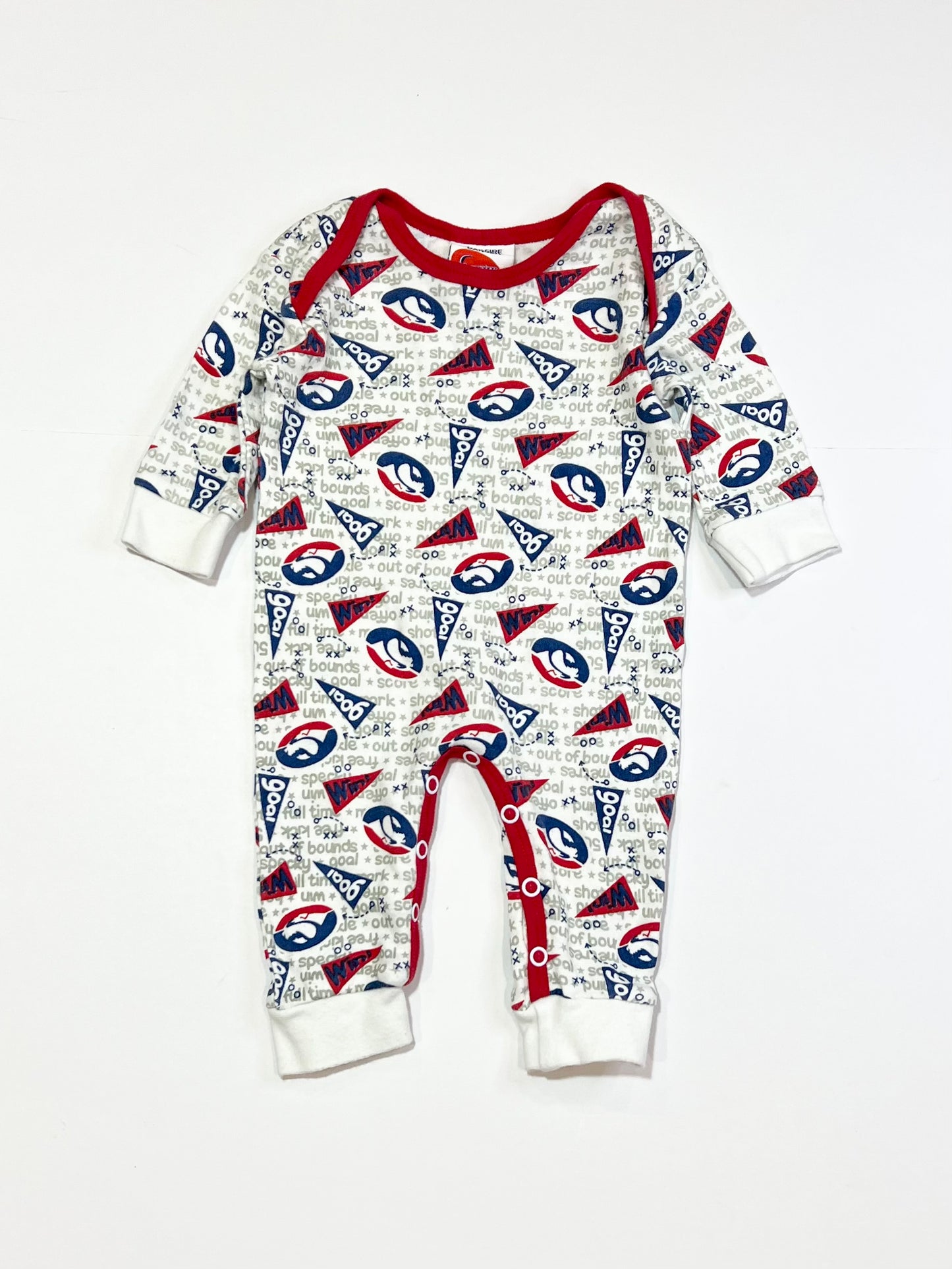 Western Bulldogs onesie - Size 000