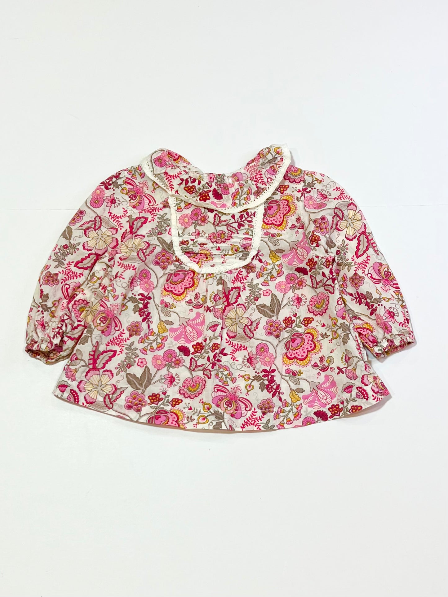 Floral cotton top - Size 00