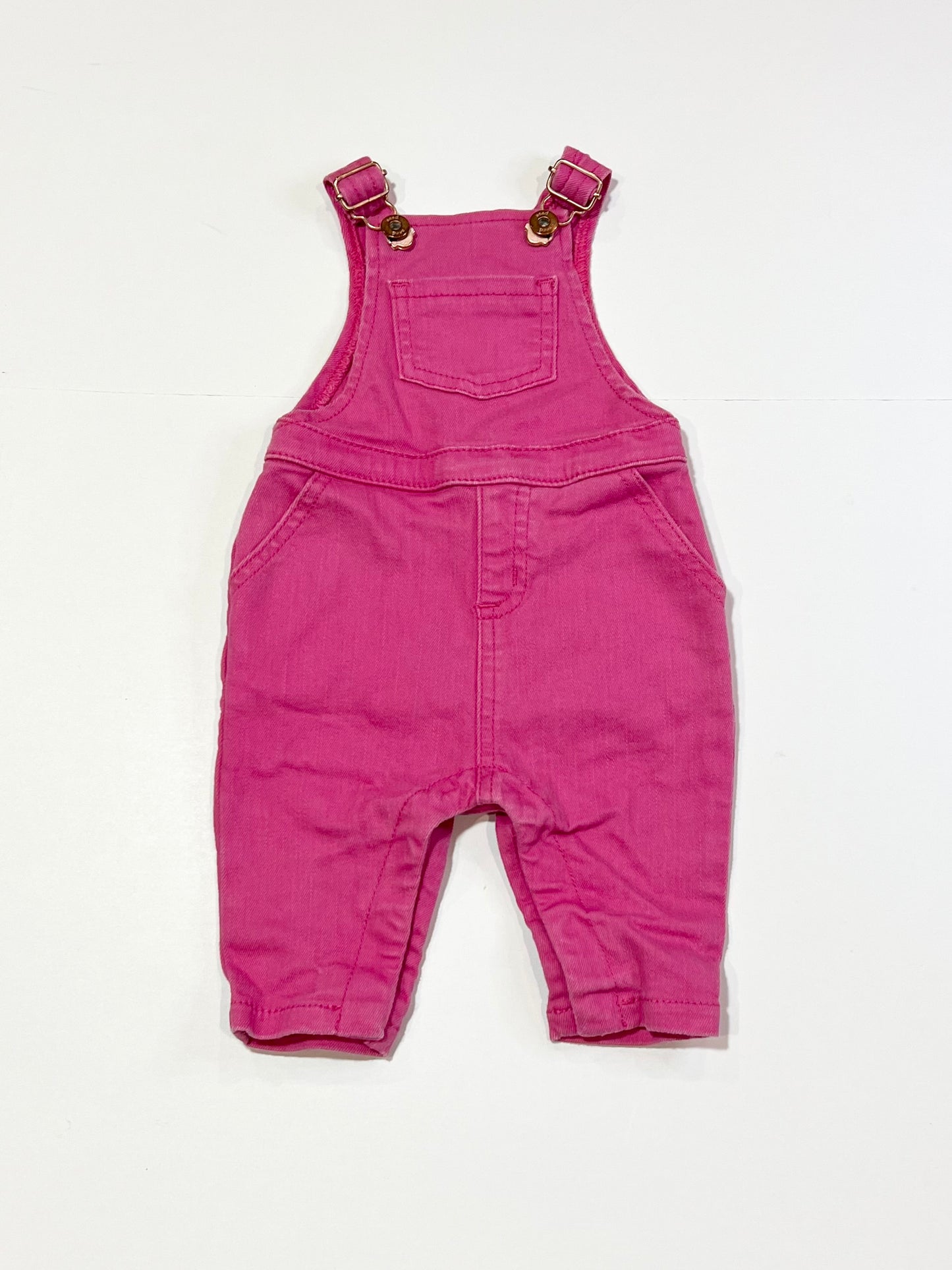 Pink denim overalls - Size 000