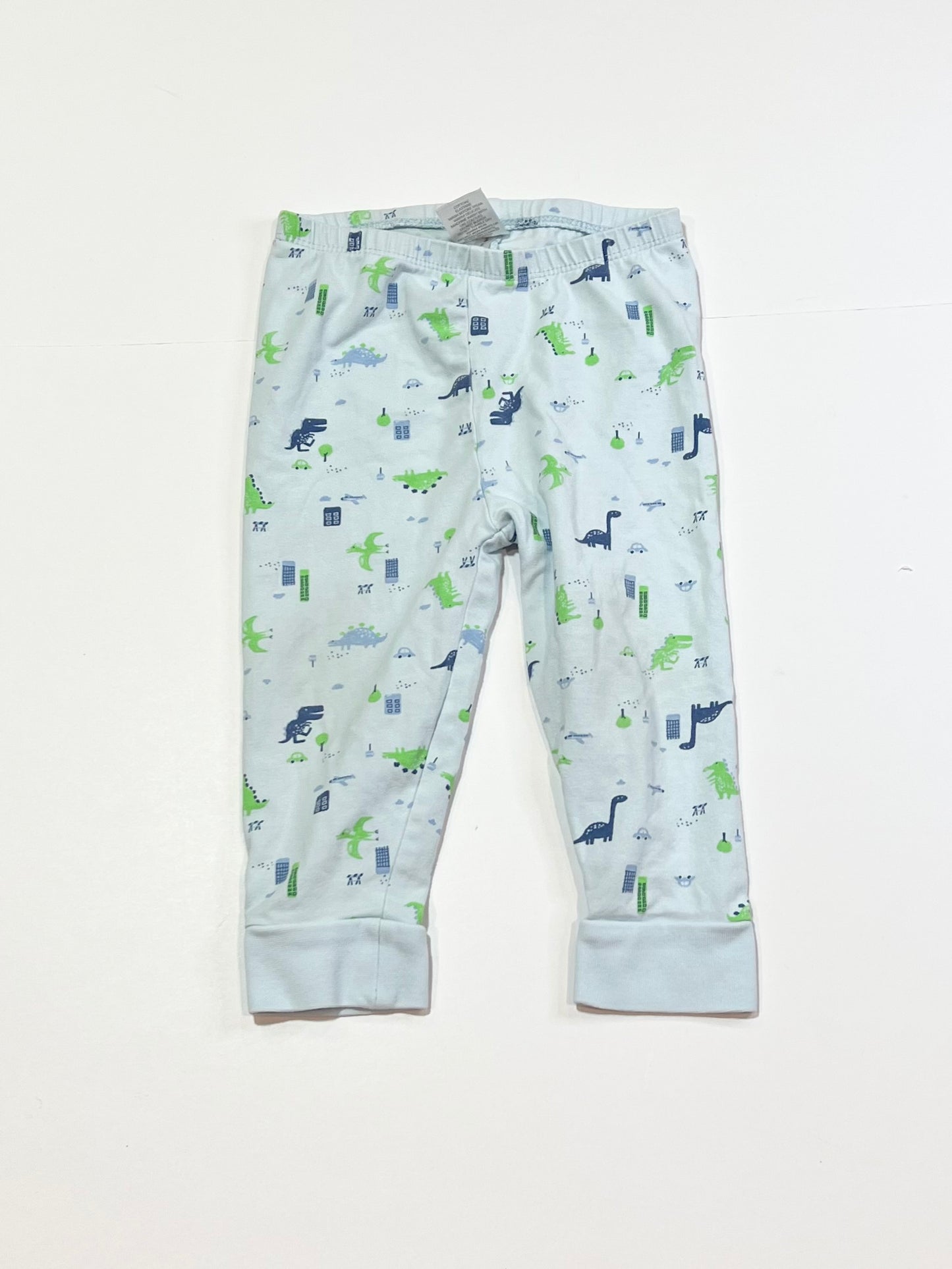 Blue dinosaur leggings - Size 1