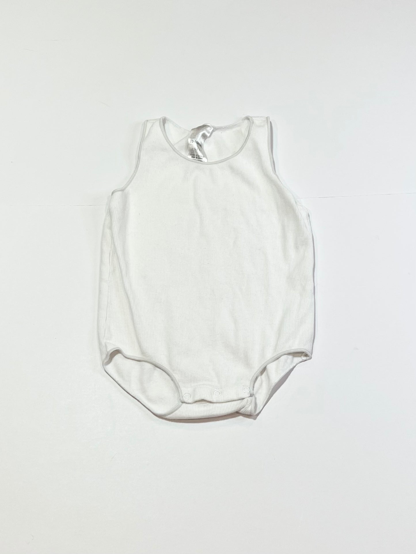 White ribbed bodysuit - Size 1
