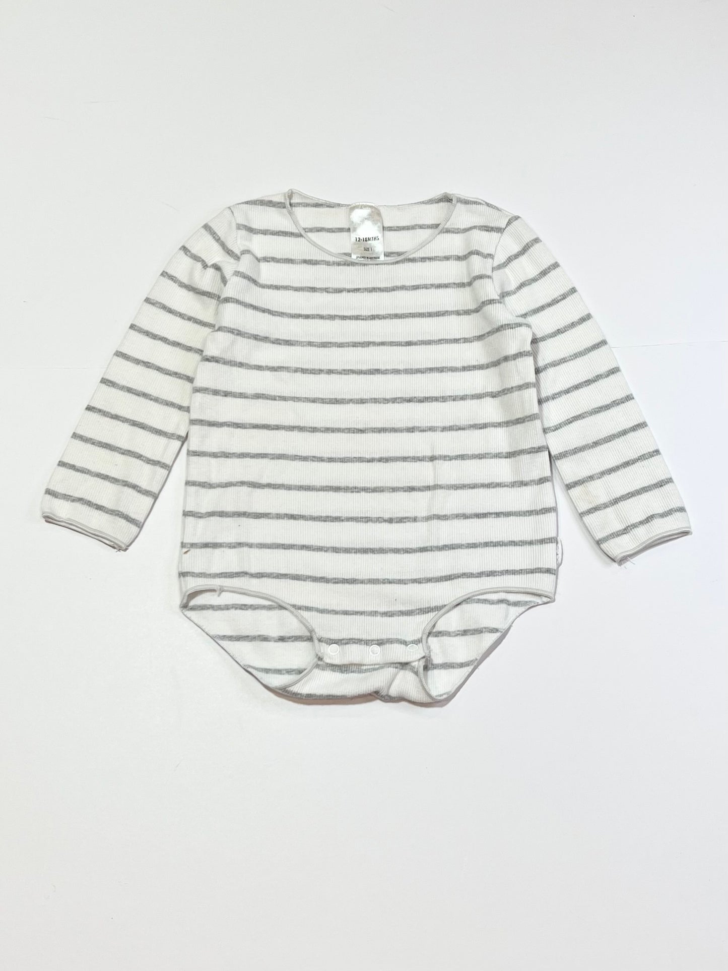 Striped ribbed bodysuit - Size 1