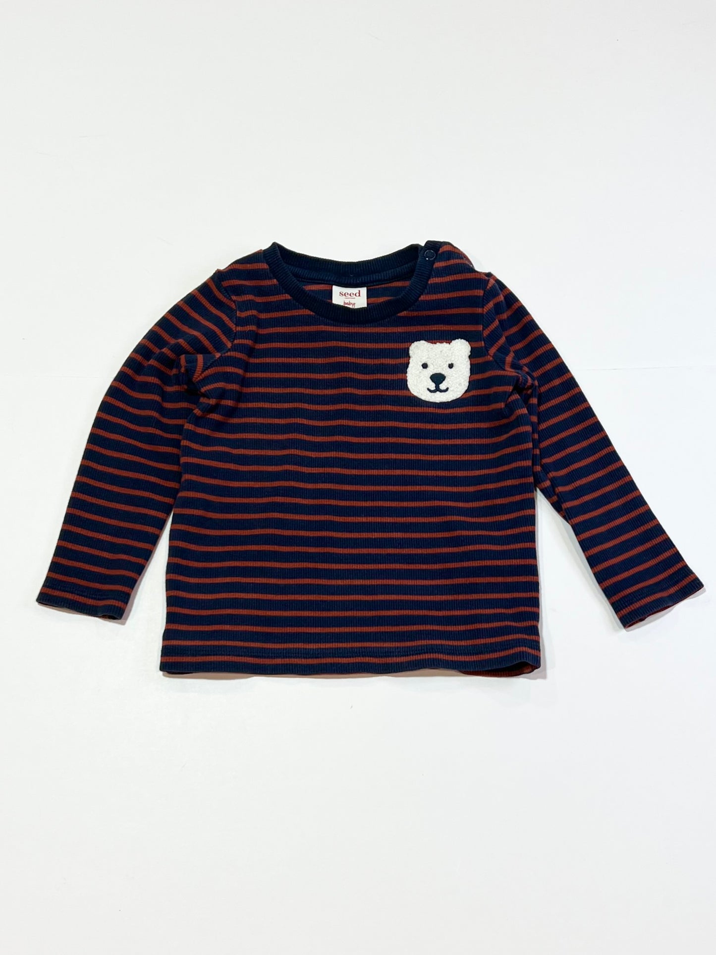 Ribbed bear top - Size 1