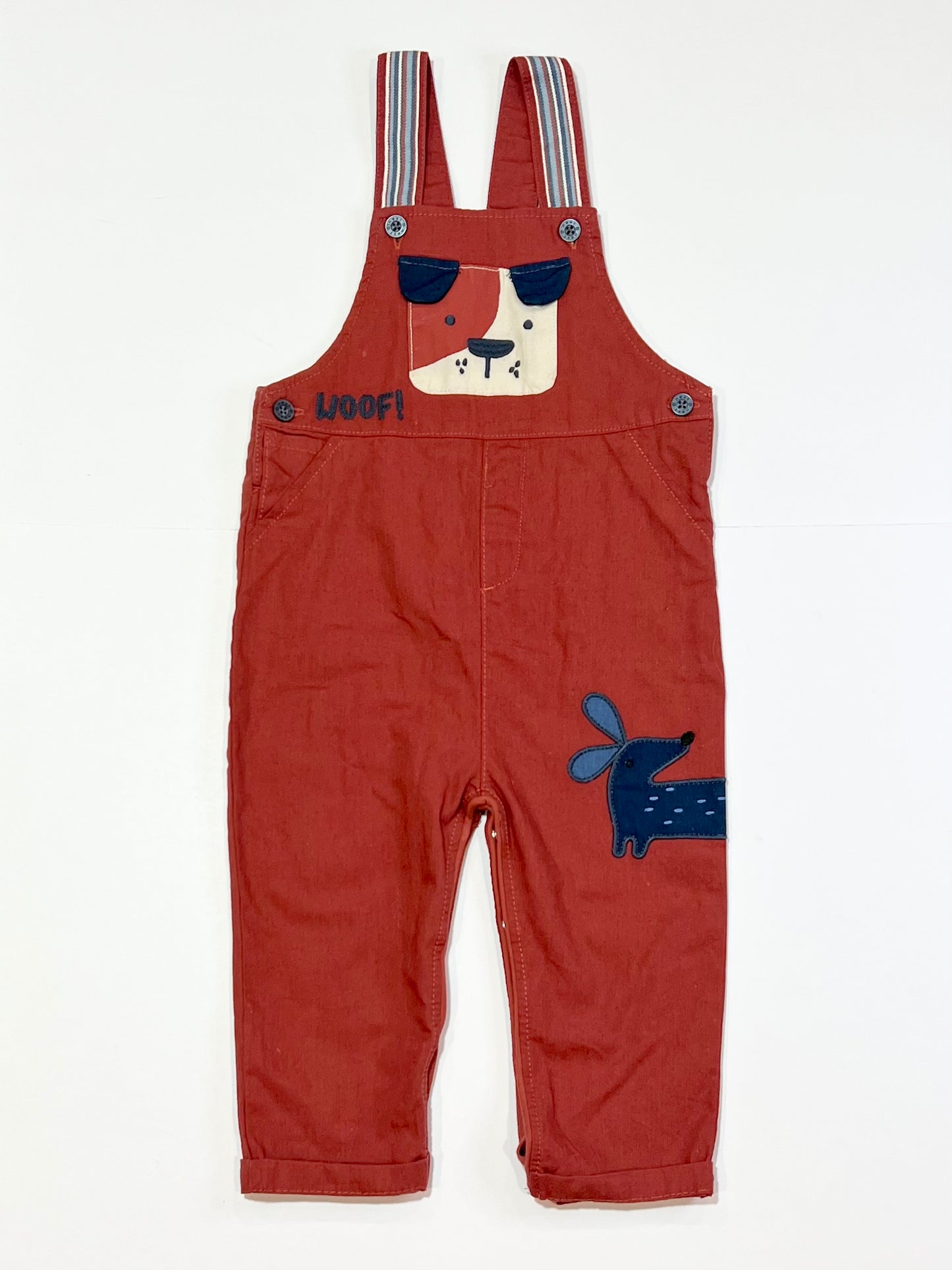 Puppy dog overalls - Size 1